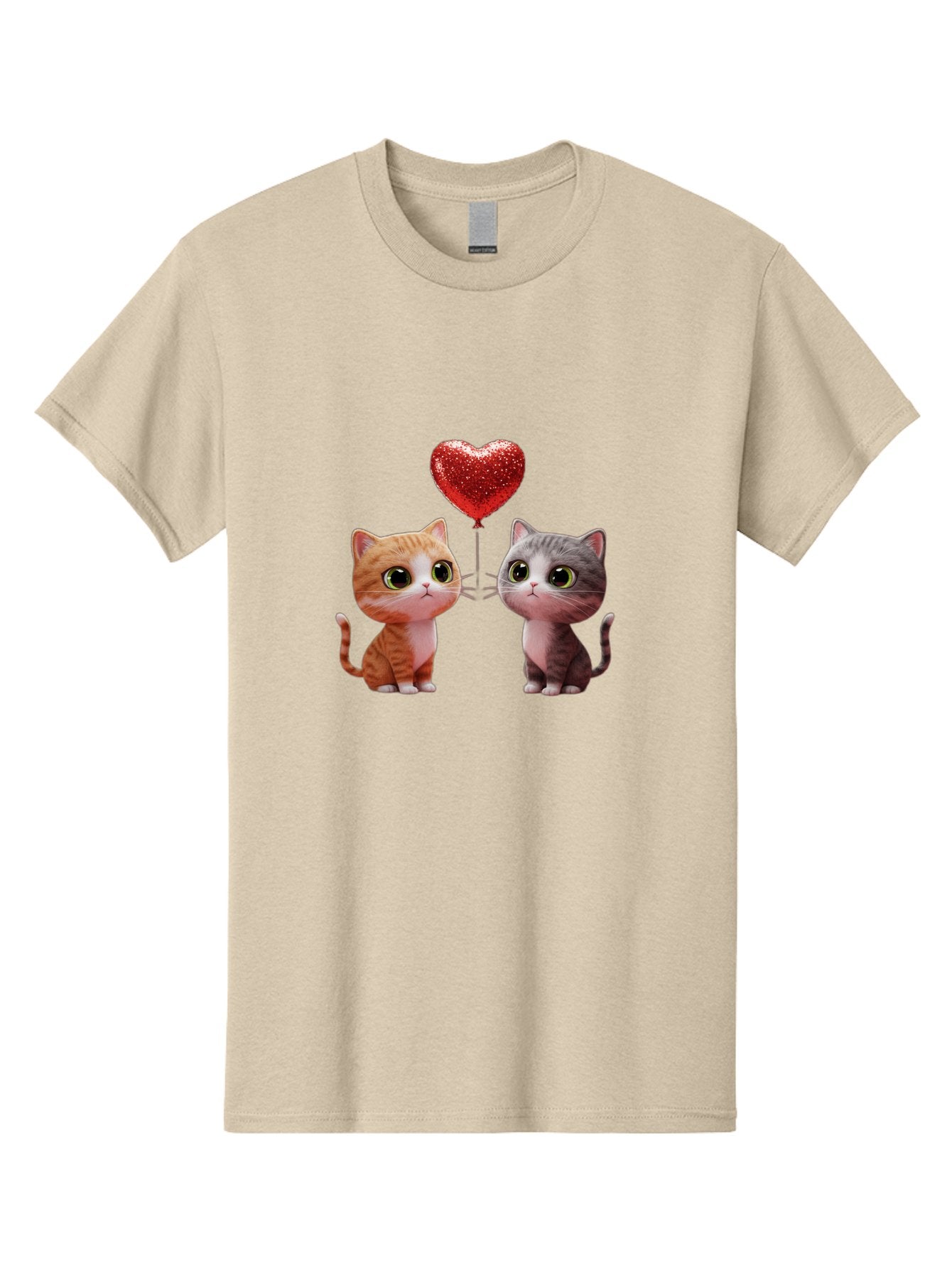 Cats-With-Heart-Balloon-1 Men'S Graphic Tee, 100% Cotton, Comfortable Casual Summer Wear, Machine Washable, Vintage Camera, Old Camera, Antique Camera, Black Camera, Classic Photography, Photography Equipment, Nostalgic Device, Film Camera, Bah722 8
