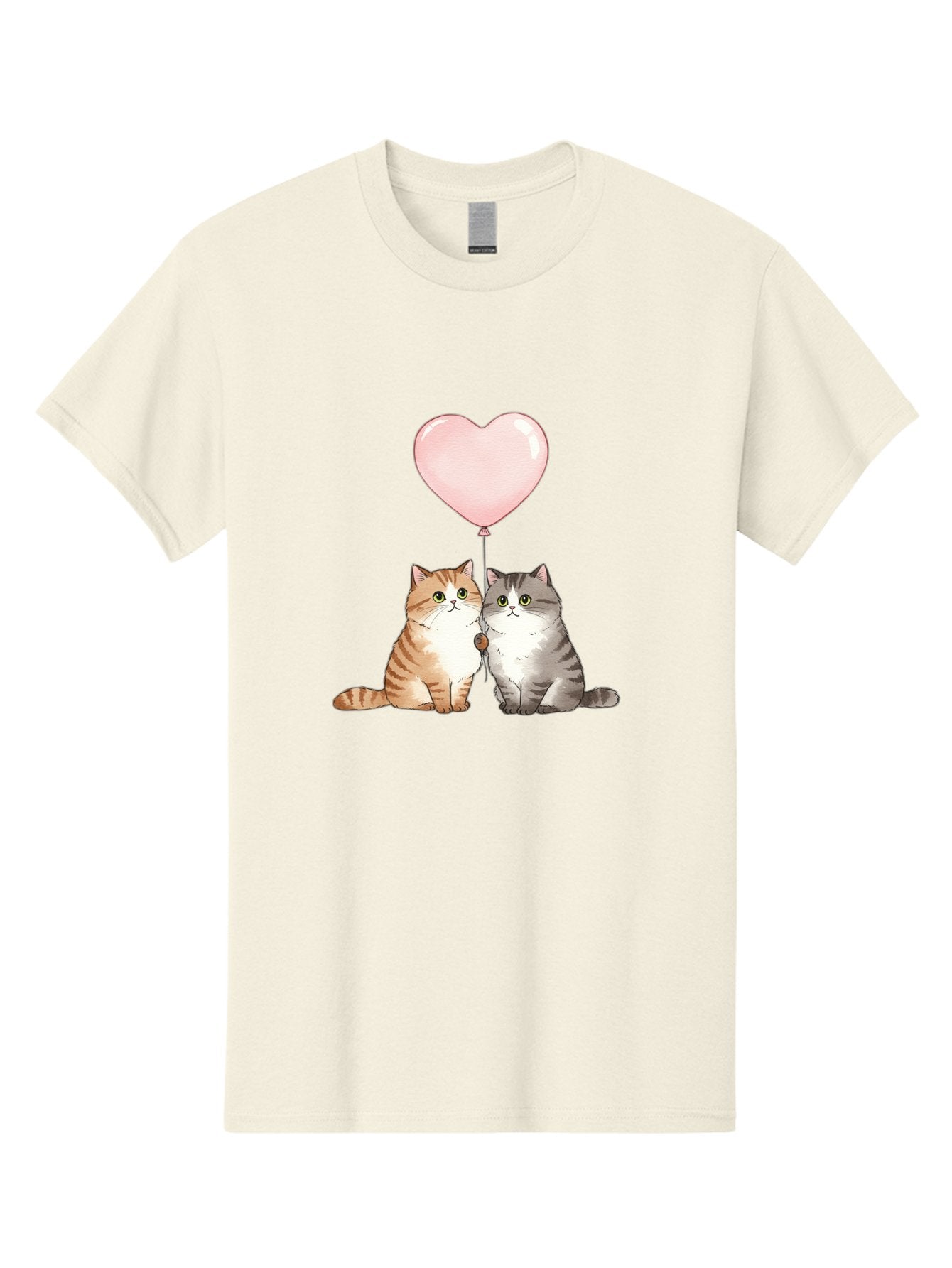 Cats-With-Heart-Balloon-2 Men'S Graphic Tee, 100% Cotton, Comfortable Casual Summer Wear, Machine Washable, Vintage Camera, Old Camera, Antique Camera, Black Camera, Classic Photography, Photography Equipment, Nostalgic Device, Film Camera, Bah723 6