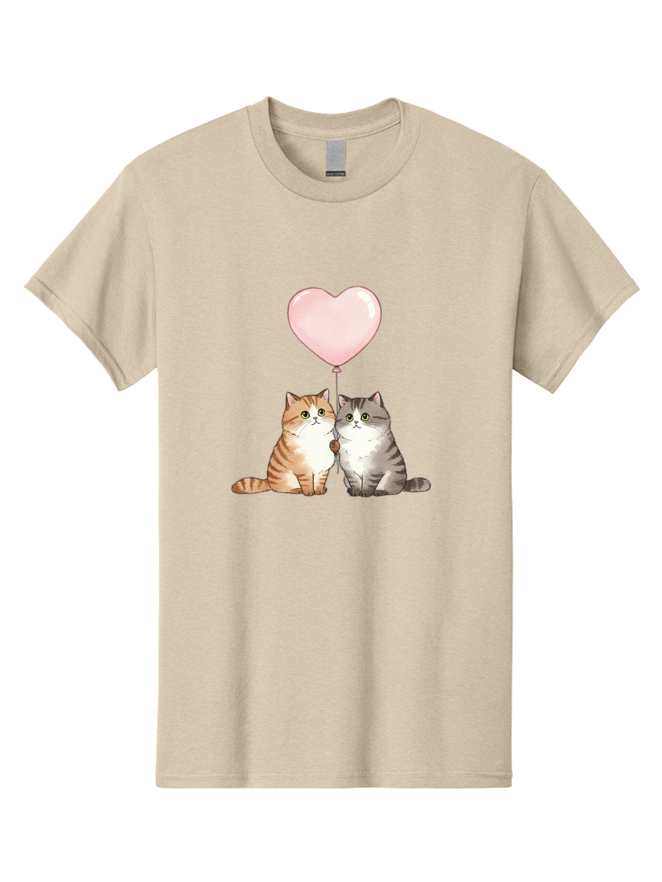 Cats-With-Heart-Balloon-2 Men'S Graphic Tee, 100% Cotton, Comfortable Casual Summer Wear, Machine Washable, Vintage Camera, Old Camera, Antique Camera, Black Camera, Classic Photography, Photography Equipment, Nostalgic Device, Film Camera, Bah723 13