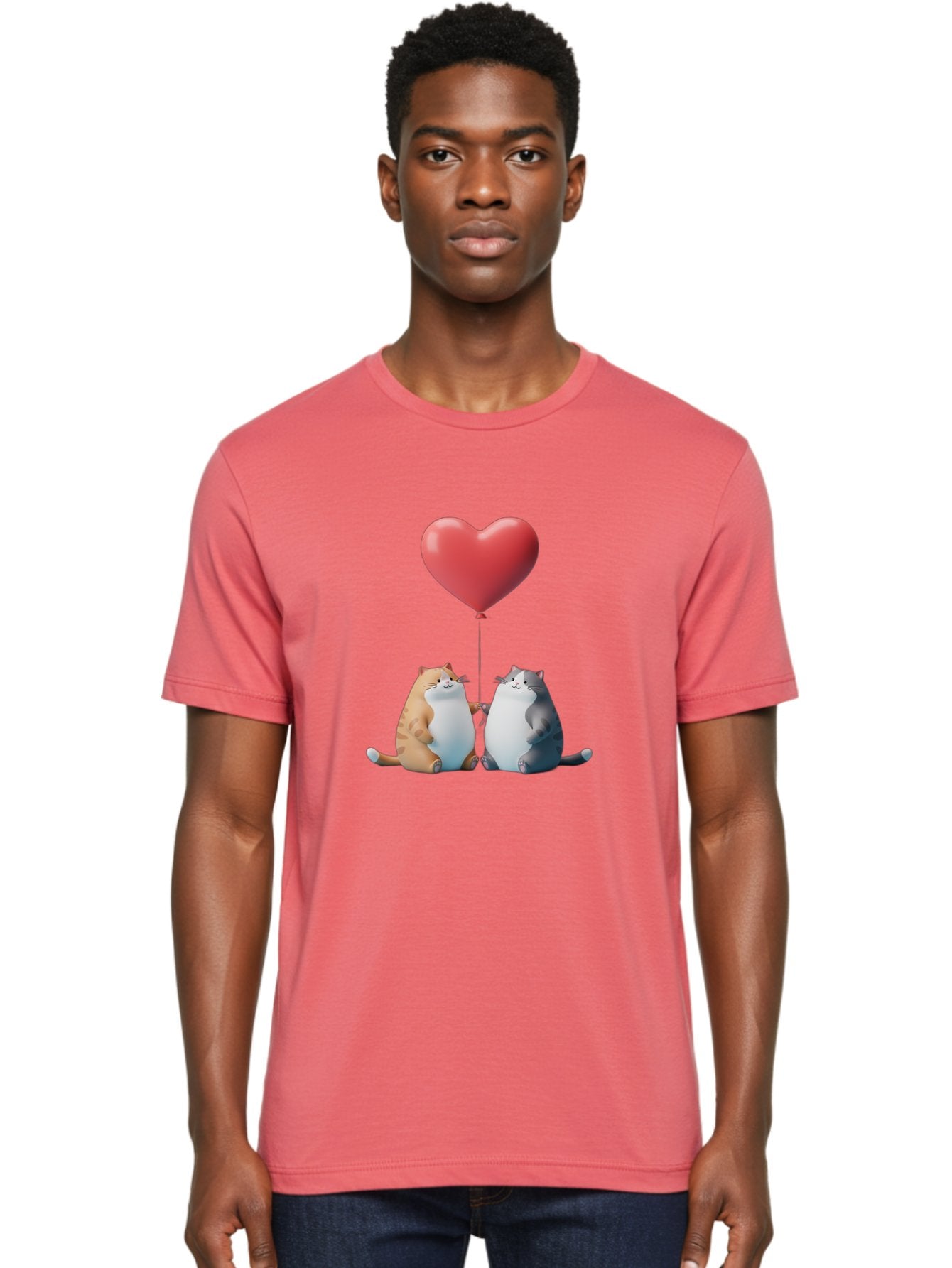 Cats-With-Heart-Balloon Men'S Graphic Tee, 100% Cotton, Comfortable Casual Summer Wear, Machine Washable, Vintage Camera, Old Camera, Antique Camera, Black Camera, Classic Photography, Photography Equipment, Nostalgic Device, Film Camera, Bah724 18