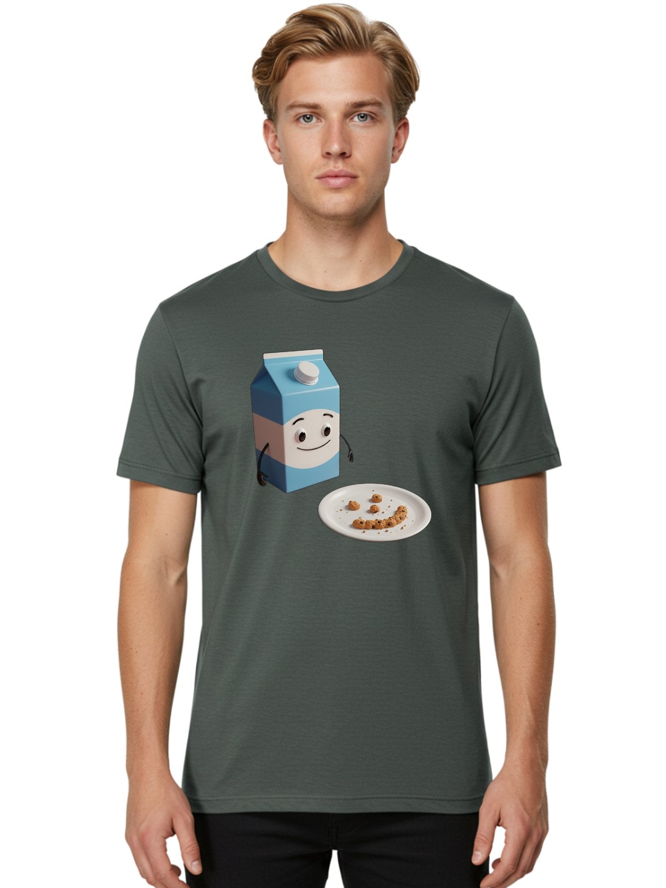 Cereal-Milk-Cartoon Men'S Graphic Tee, 100% Cotton, Comfortable Casual Summer Wear, Machine Washable, Vintage Camera, Old Camera, Antique Camera, Black Camera, Classic Photography, Photography Equipment, Nostalgic Device, Film Camera, Bah725 20