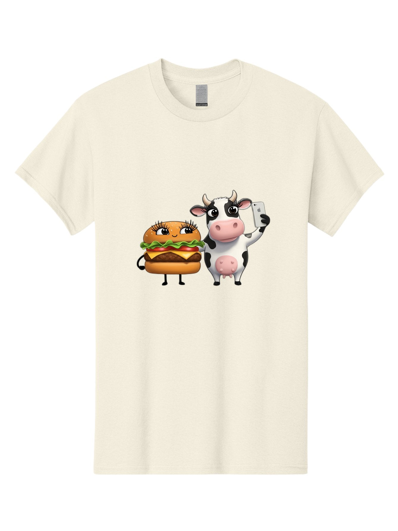 Cheeseburger-Cow-1 Men'S Graphic Tee, 100% Cotton, Comfortable Casual Summer Wear, Machine Washable, Vintage Camera, Old Camera, Antique Camera, Black Camera, Classic Photography, Photography Equipment, Nostalgic Device, Film Camera, Bah726 5