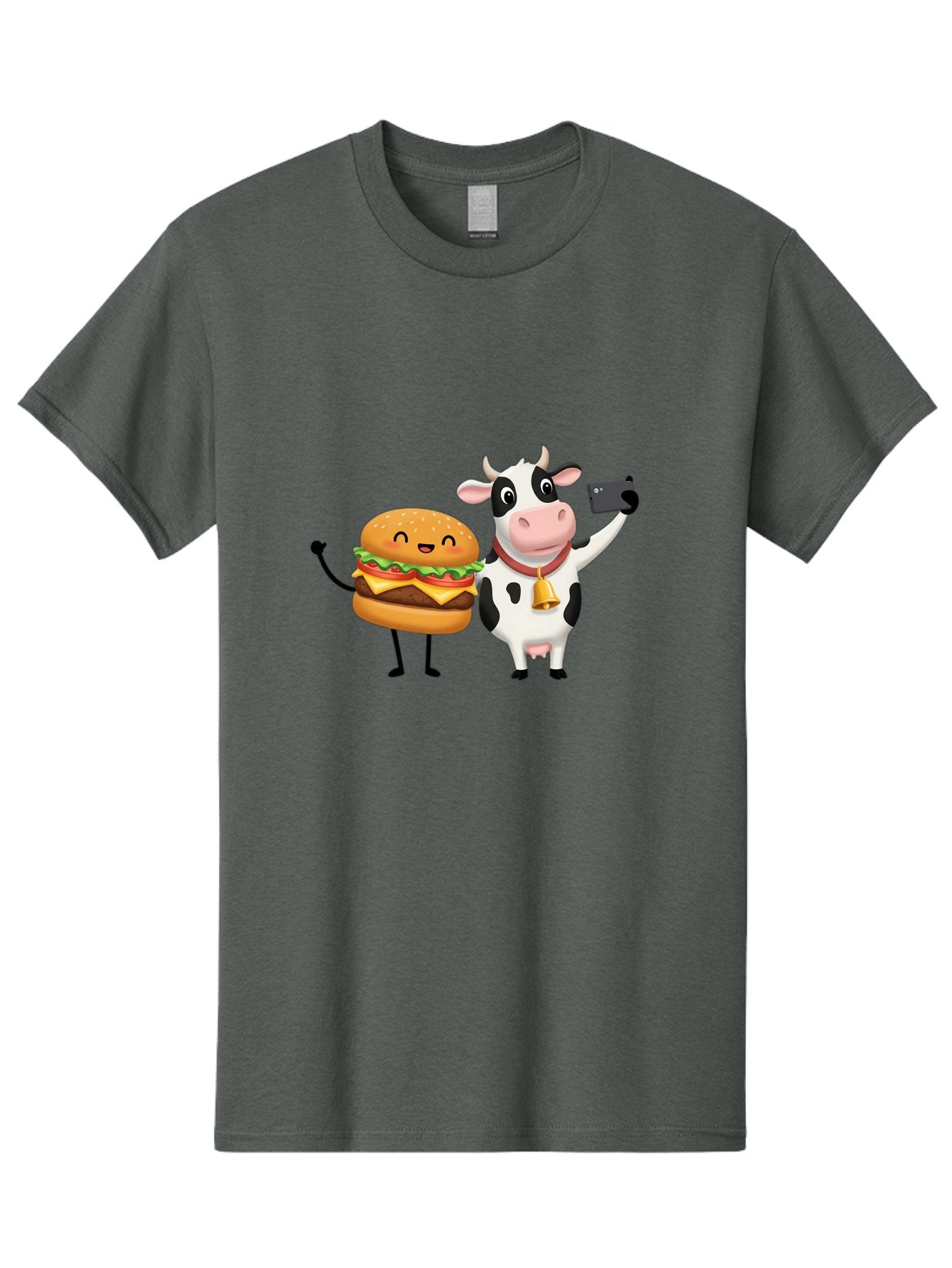 Cheeseburger-Cow Men'S Graphic Tee, 100% Cotton, Comfortable Casual Summer Wear, Machine Washable, Vintage Camera, Old Camera, Antique Camera, Black Camera, Classic Photography, Photography Equipment, Nostalgic Device, Film Camera, Camera Art Bah727 14