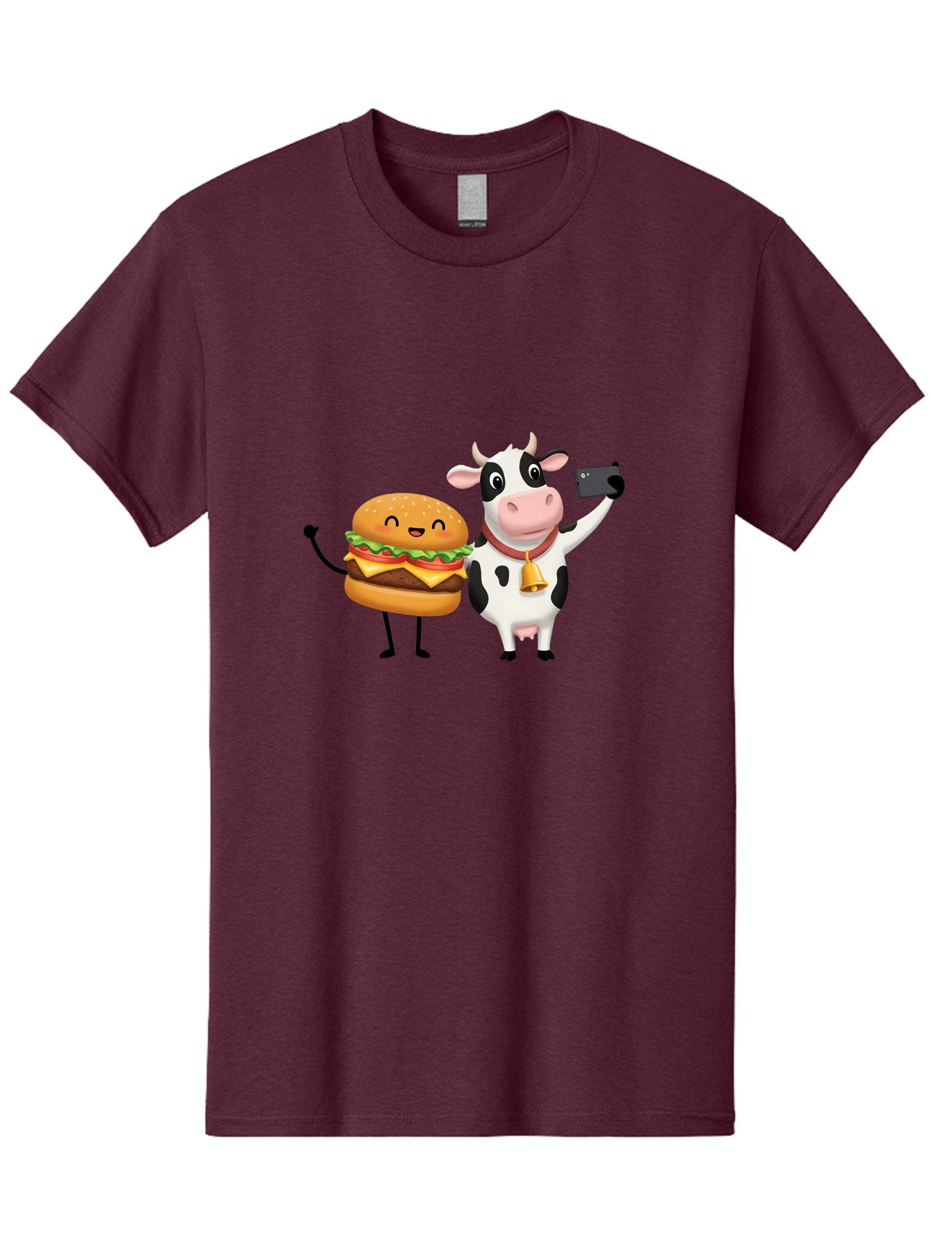 Cheeseburger-Cow Men'S Graphic Tee, 100% Cotton, Comfortable Casual Summer Wear, Machine Washable, Vintage Camera, Old Camera, Antique Camera, Black Camera, Classic Photography, Photography Equipment, Nostalgic Device, Film Camera, Camera Art Bah727 10