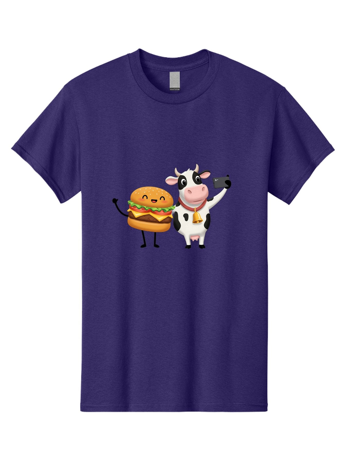 Cheeseburger-Cow Men'S Graphic Tee, 100% Cotton, Comfortable Casual Summer Wear, Machine Washable, Vintage Camera, Old Camera, Antique Camera, Black Camera, Classic Photography, Photography Equipment, Nostalgic Device, Film Camera, Camera Art Bah727 11