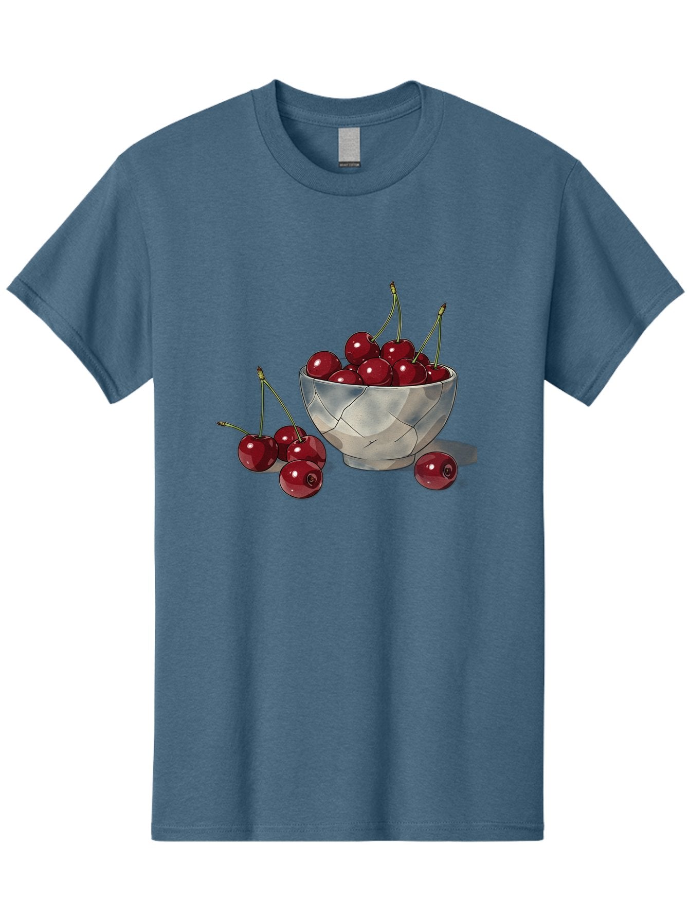 Cherries-1 Men'S Graphic Tee, 100% Cotton, Comfortable Casual Summer Wear, Machine Washable, Vintage Camera, Old Camera, Antique Camera, Black Camera, Classic Photography, Photography Equipment, Nostalgic Device, Film Camera, Camera Art Bah729 9