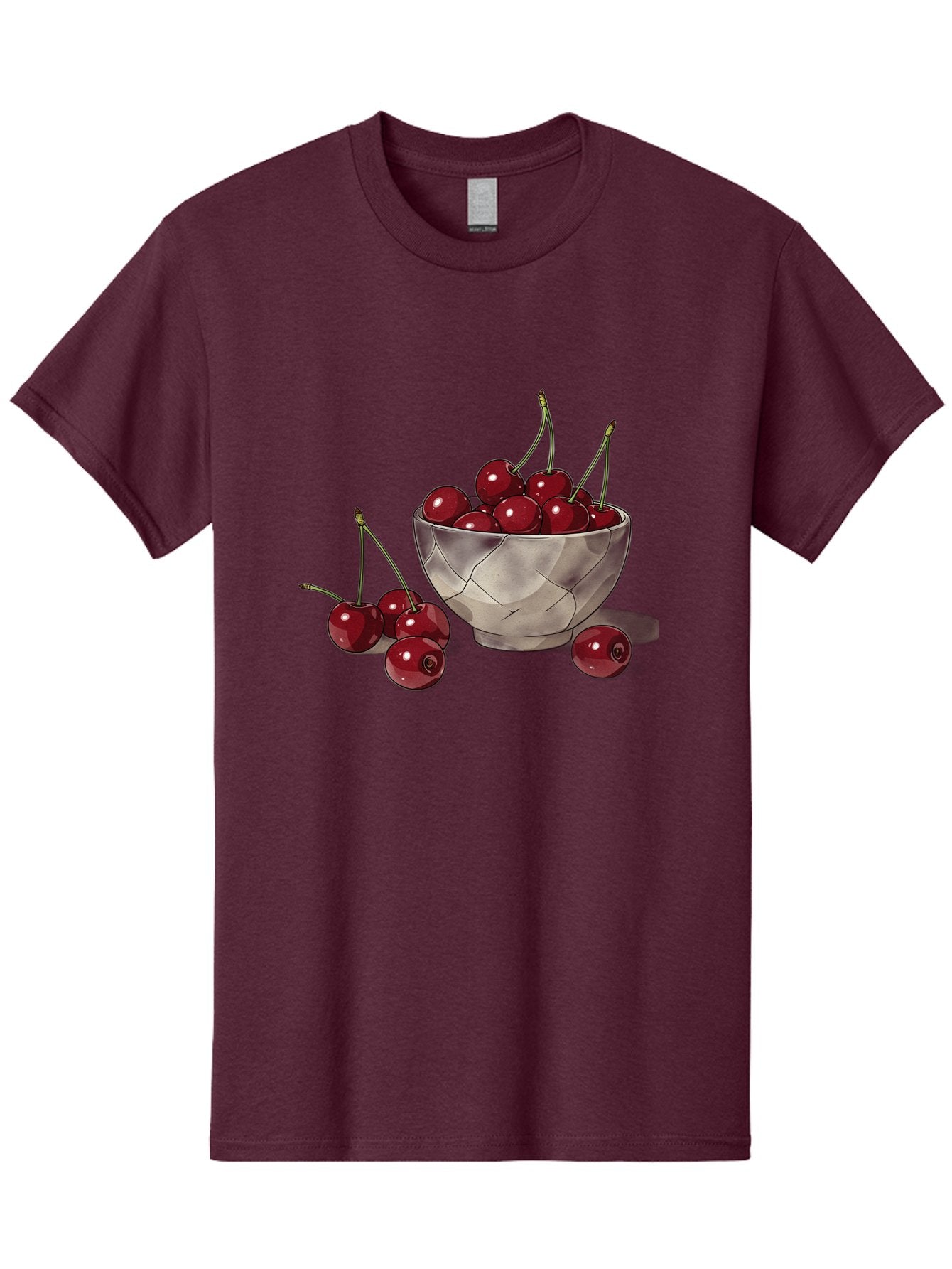 Cherries-1 Men'S Graphic Tee, 100% Cotton, Comfortable Casual Summer Wear, Machine Washable, Vintage Camera, Old Camera, Antique Camera, Black Camera, Classic Photography, Photography Equipment, Nostalgic Device, Film Camera, Camera Art Bah729 13