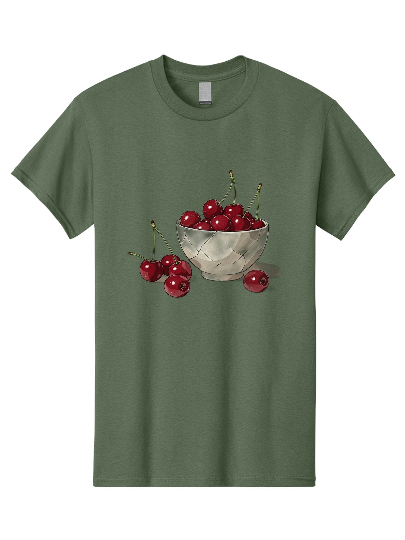 Cherries-1 Men'S Graphic Tee, 100% Cotton, Comfortable Casual Summer Wear, Machine Washable, Vintage Camera, Old Camera, Antique Camera, Black Camera, Classic Photography, Photography Equipment, Nostalgic Device, Film Camera, Camera Art Bah729