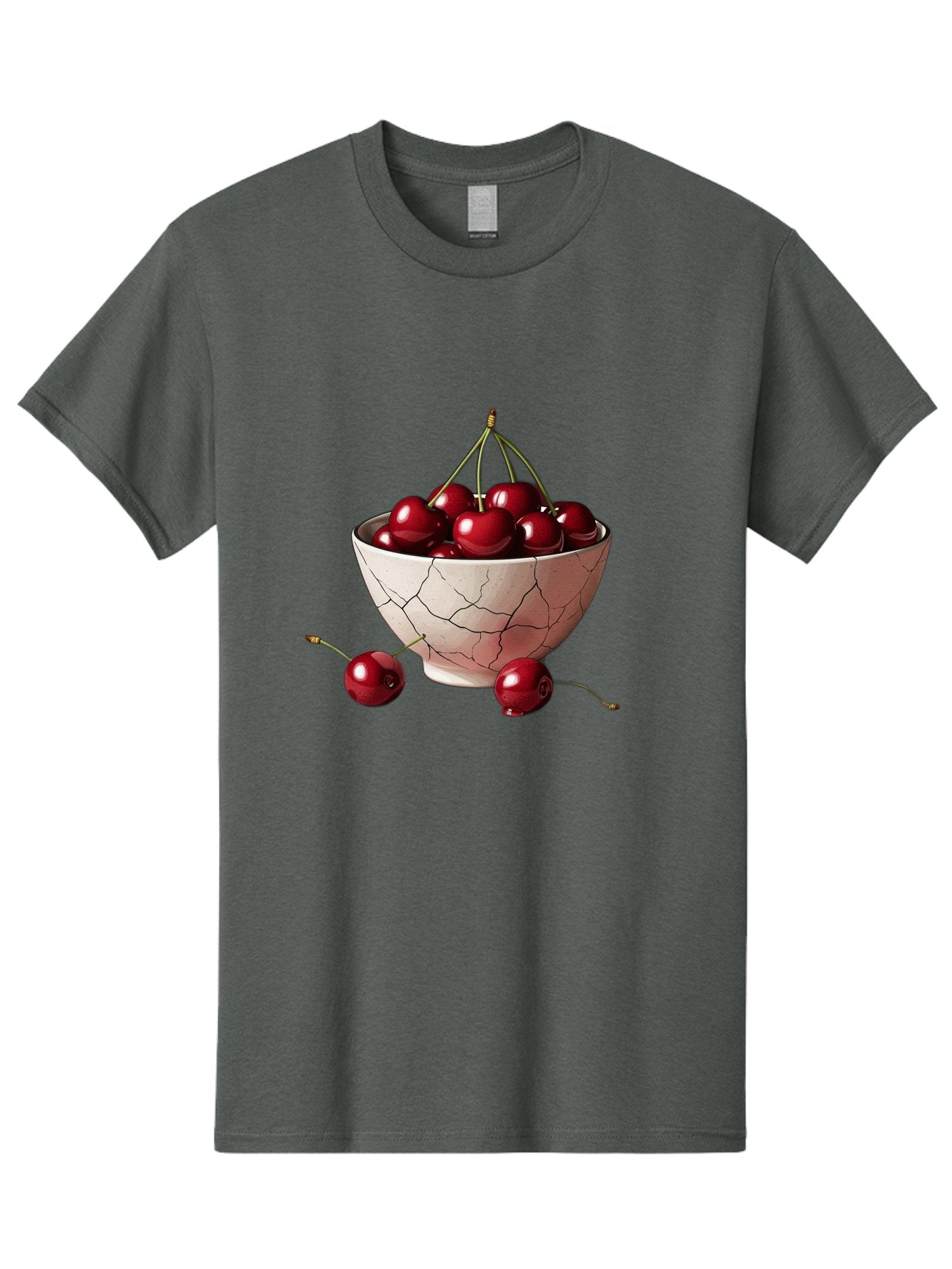 Cherries-2 Men'S Graphic Tee, 100% Cotton, Comfortable Casual Summer Wear, Machine Washable, Vintage Camera, Old Camera, Antique Camera, Black Camera, Classic Photography, Photography Equipment, Nostalgic Device, Film Camera, Camera Art Bah730 10