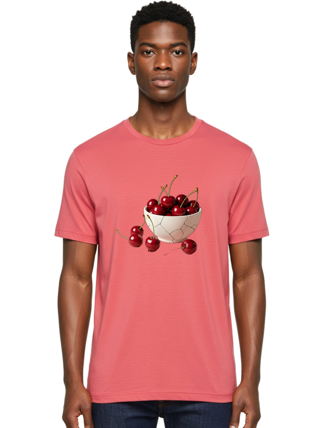 Cherries-In-A-Cracked-Egg Men'S Graphic Tee, 100% Cotton, Comfortable Casual Summer Wear, Machine Washable, Vintage Camera, Old Camera, Antique Camera, Black Camera, Classic Photography, Photography Equipment, Nostalgic Device, Film Camera, Bah731 21