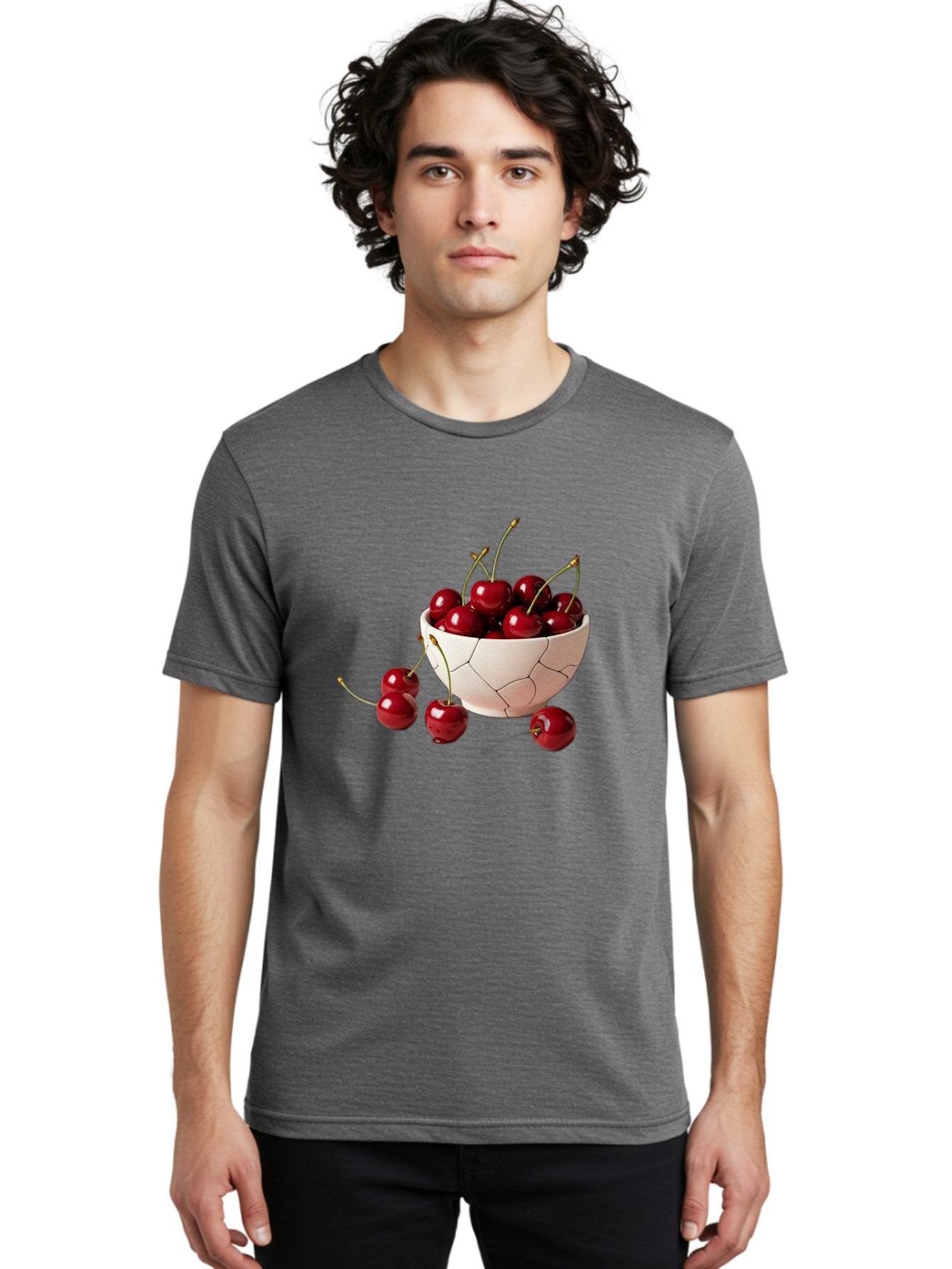 Cherries-In-A-Cracked-Egg Men'S Graphic Tee, 100% Cotton, Comfortable Casual Summer Wear, Machine Washable, Vintage Camera, Old Camera, Antique Camera, Black Camera, Classic Photography, Photography Equipment, Nostalgic Device, Film Camera, Bah731 30