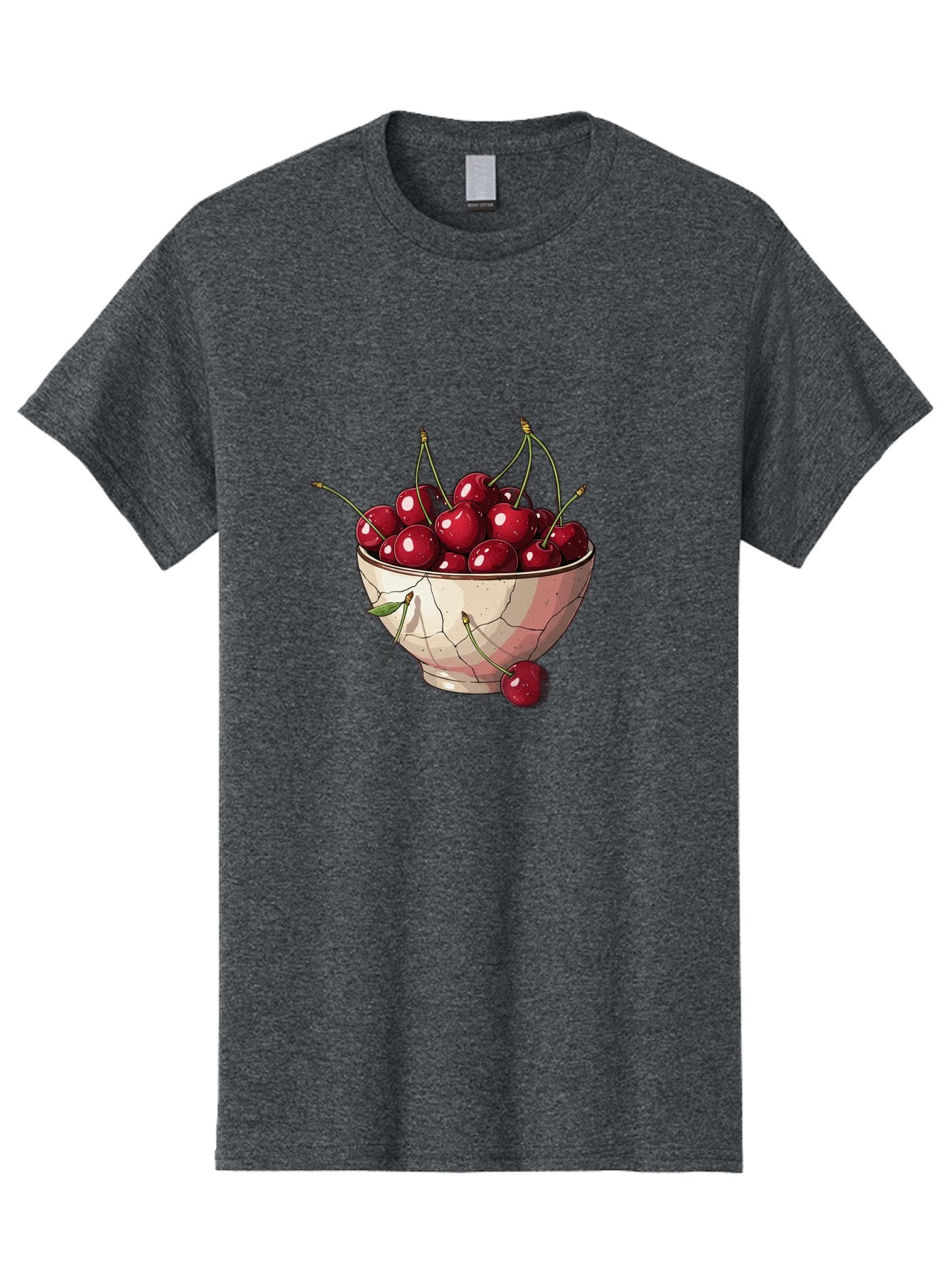 Cherries-In-Bowl-1 Men'S Graphic Tee, 100% Cotton, Comfortable Casual Summer Wear, Machine Washable, Vintage Camera, Old Camera, Antique Camera, Black Camera, Classic Photography, Photography Equipment, Nostalgic Device, Film Camera, Bah732 8