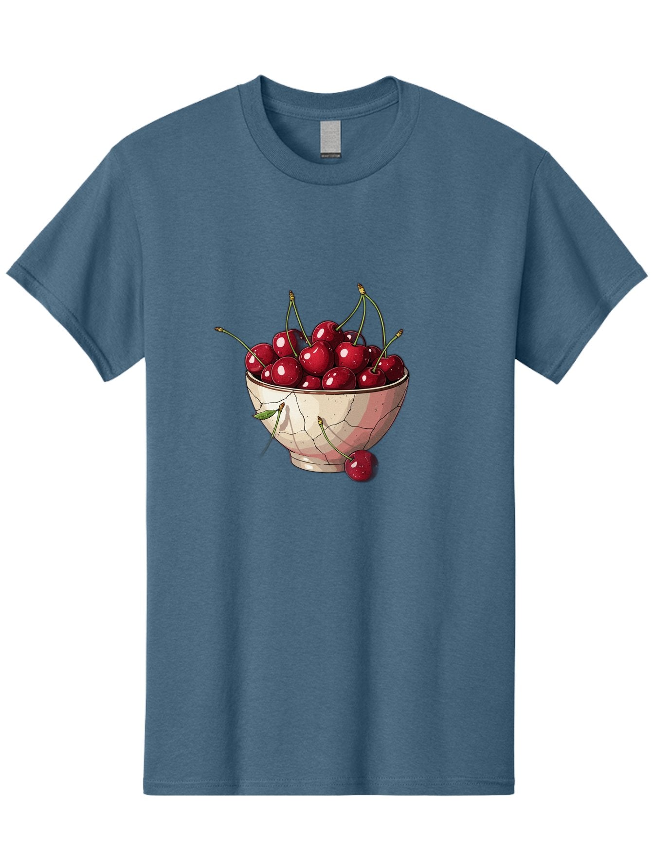 Cherries-In-Bowl-1 Men'S Graphic Tee, 100% Cotton, Comfortable Casual Summer Wear, Machine Washable, Vintage Camera, Old Camera, Antique Camera, Black Camera, Classic Photography, Photography Equipment, Nostalgic Device, Film Camera, Bah732 12