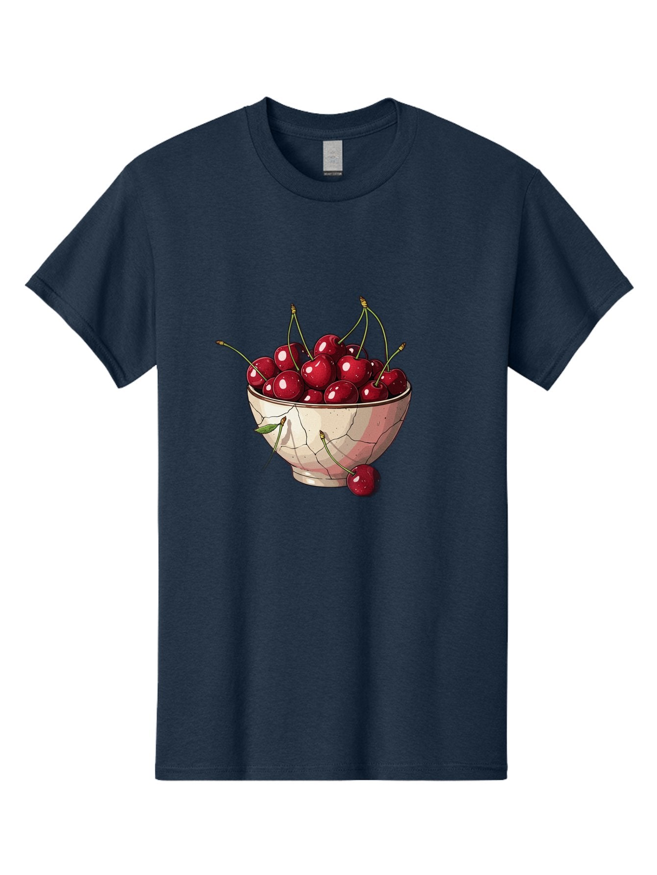 Cherries-In-Bowl-1 Men'S Graphic Tee, 100% Cotton, Comfortable Casual Summer Wear, Machine Washable, Vintage Camera, Old Camera, Antique Camera, Black Camera, Classic Photography, Photography Equipment, Nostalgic Device, Film Camera, Bah732 3