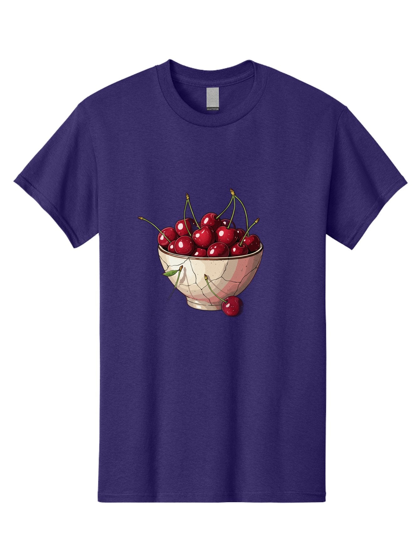 Cherries-In-Bowl-1 Men'S Graphic Tee, 100% Cotton, Comfortable Casual Summer Wear, Machine Washable, Vintage Camera, Old Camera, Antique Camera, Black Camera, Classic Photography, Photography Equipment, Nostalgic Device, Film Camera, Bah732 15