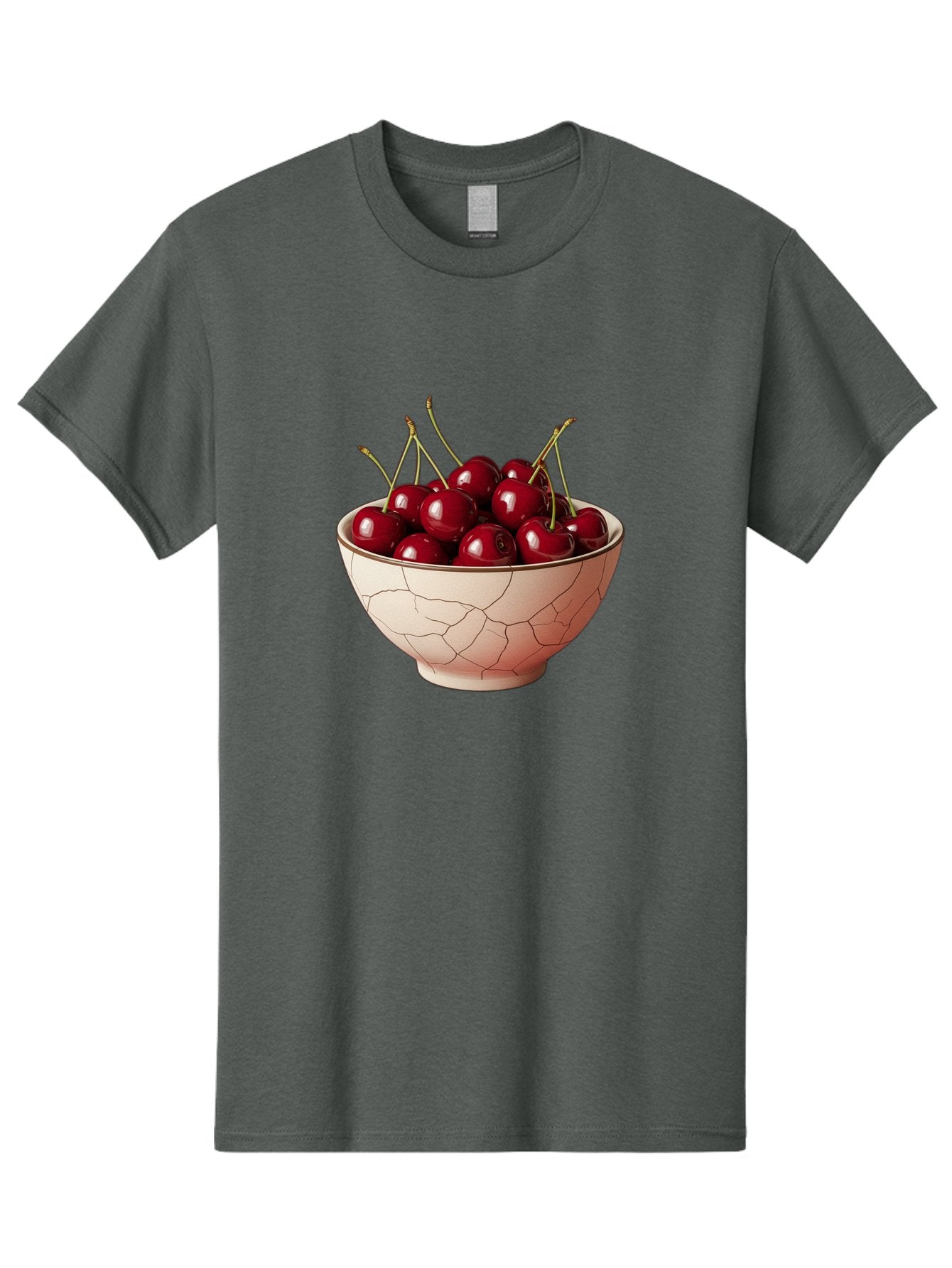 Cherries-In-Bowl-2 Men'S Graphic Tee, 100% Cotton, Comfortable Casual Summer Wear, Machine Washable, Vintage Camera, Old Camera, Antique Camera, Black Camera, Classic Photography, Photography Equipment, Nostalgic Device, Film Camera, Bah733 14