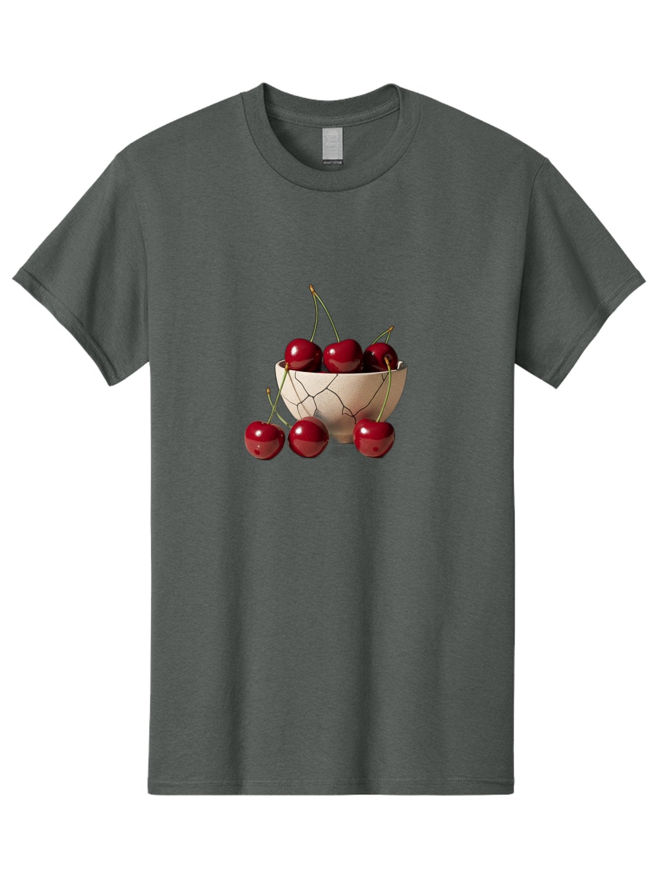 Cherries-In-Cracked-Bowl-2 Men'S Graphic Tee, 100% Cotton, Comfortable Casual Summer Wear, Machine Washable, Vintage Camera, Old Camera, Antique Camera, Black Camera, Classic Photography, Photography Equipment, Nostalgic Device, Film Camera, Bah737 9