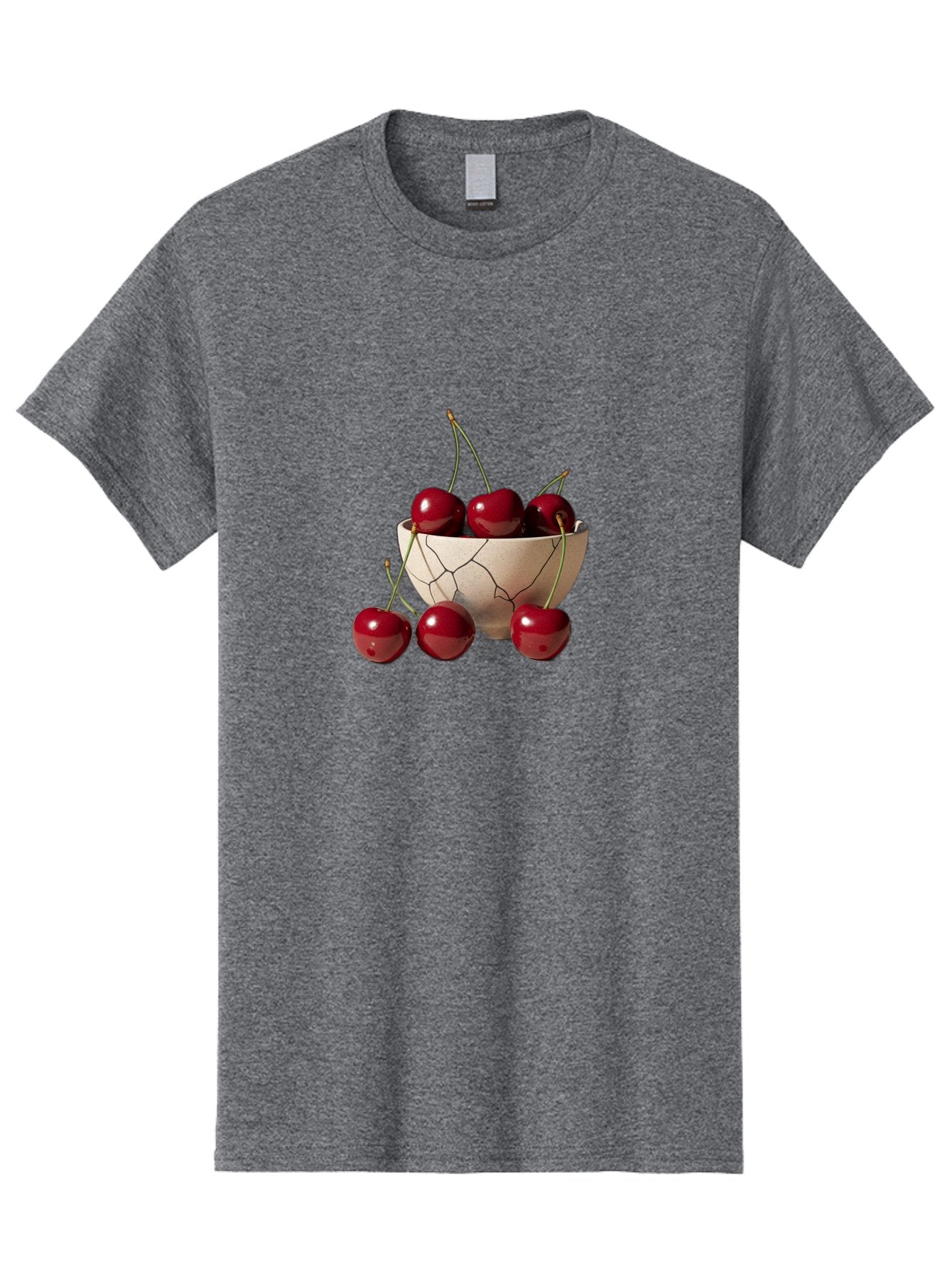 Cherries-In-Cracked-Bowl-2 Men'S Graphic Tee, 100% Cotton, Comfortable Casual Summer Wear, Machine Washable, Vintage Camera, Old Camera, Antique Camera, Black Camera, Classic Photography, Photography Equipment, Nostalgic Device, Film Camera, Bah737 13