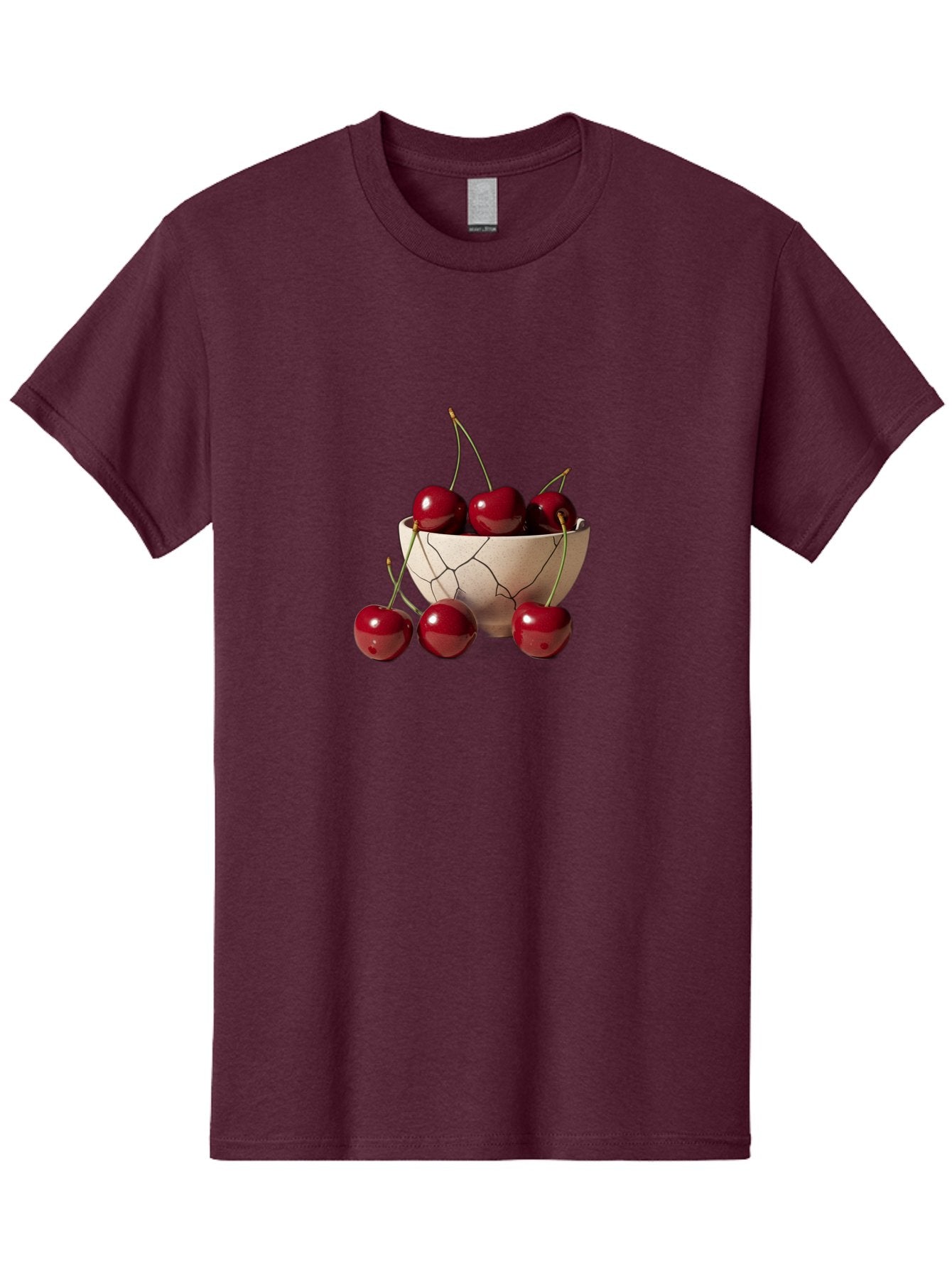 Cherries-In-Cracked-Bowl-2 Men'S Graphic Tee, 100% Cotton, Comfortable Casual Summer Wear, Machine Washable, Vintage Camera, Old Camera, Antique Camera, Black Camera, Classic Photography, Photography Equipment, Nostalgic Device, Film Camera, Bah737 15