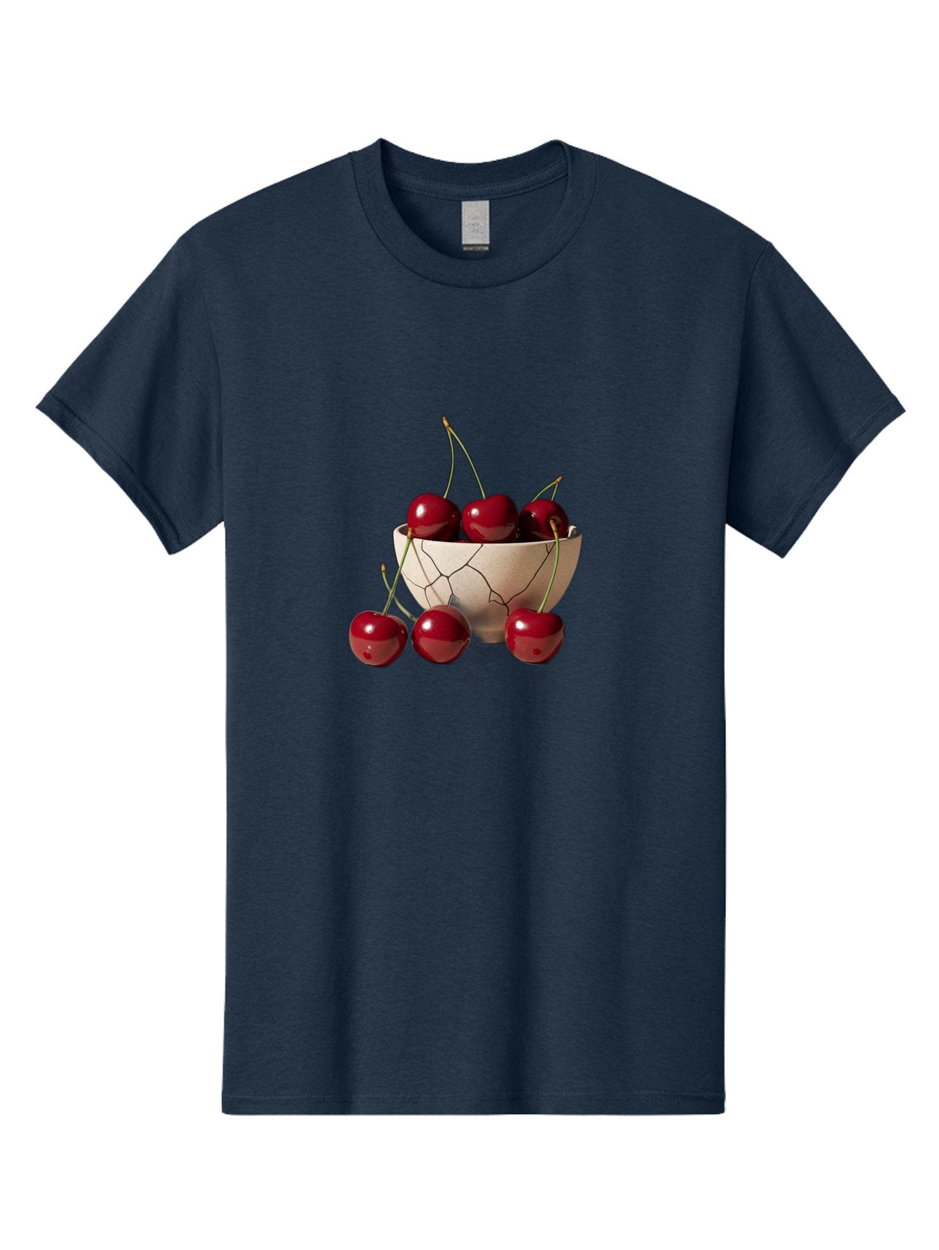 Cherries-In-Cracked-Bowl-2 Men'S Graphic Tee, 100% Cotton, Comfortable Casual Summer Wear, Machine Washable, Vintage Camera, Old Camera, Antique Camera, Black Camera, Classic Photography, Photography Equipment, Nostalgic Device, Film Camera, Bah737 10