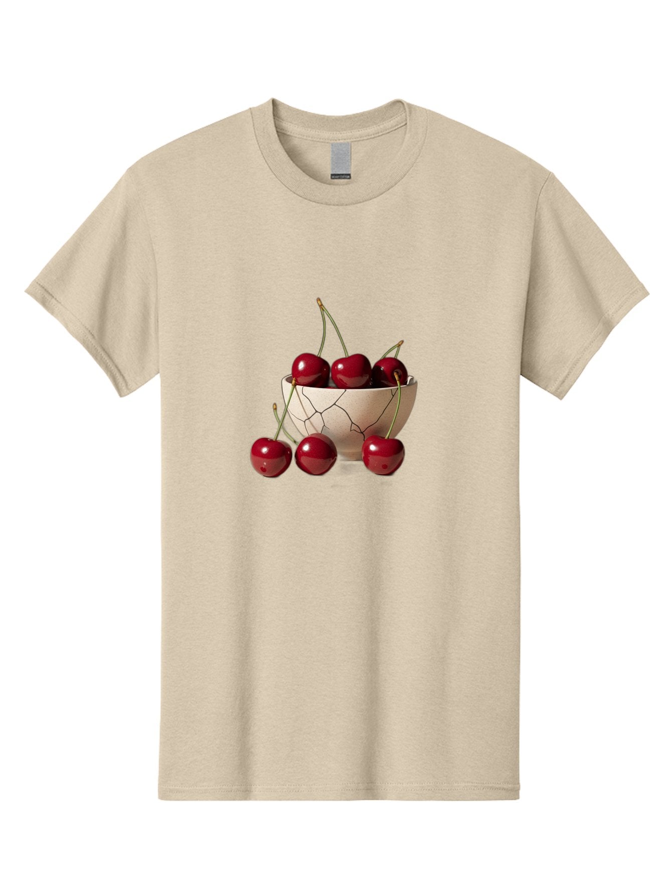 Cherries-In-Cracked-Bowl-2 Men'S Graphic Tee, 100% Cotton, Comfortable Casual Summer Wear, Machine Washable, Vintage Camera, Old Camera, Antique Camera, Black Camera, Classic Photography, Photography Equipment, Nostalgic Device, Film Camera, Bah737 6