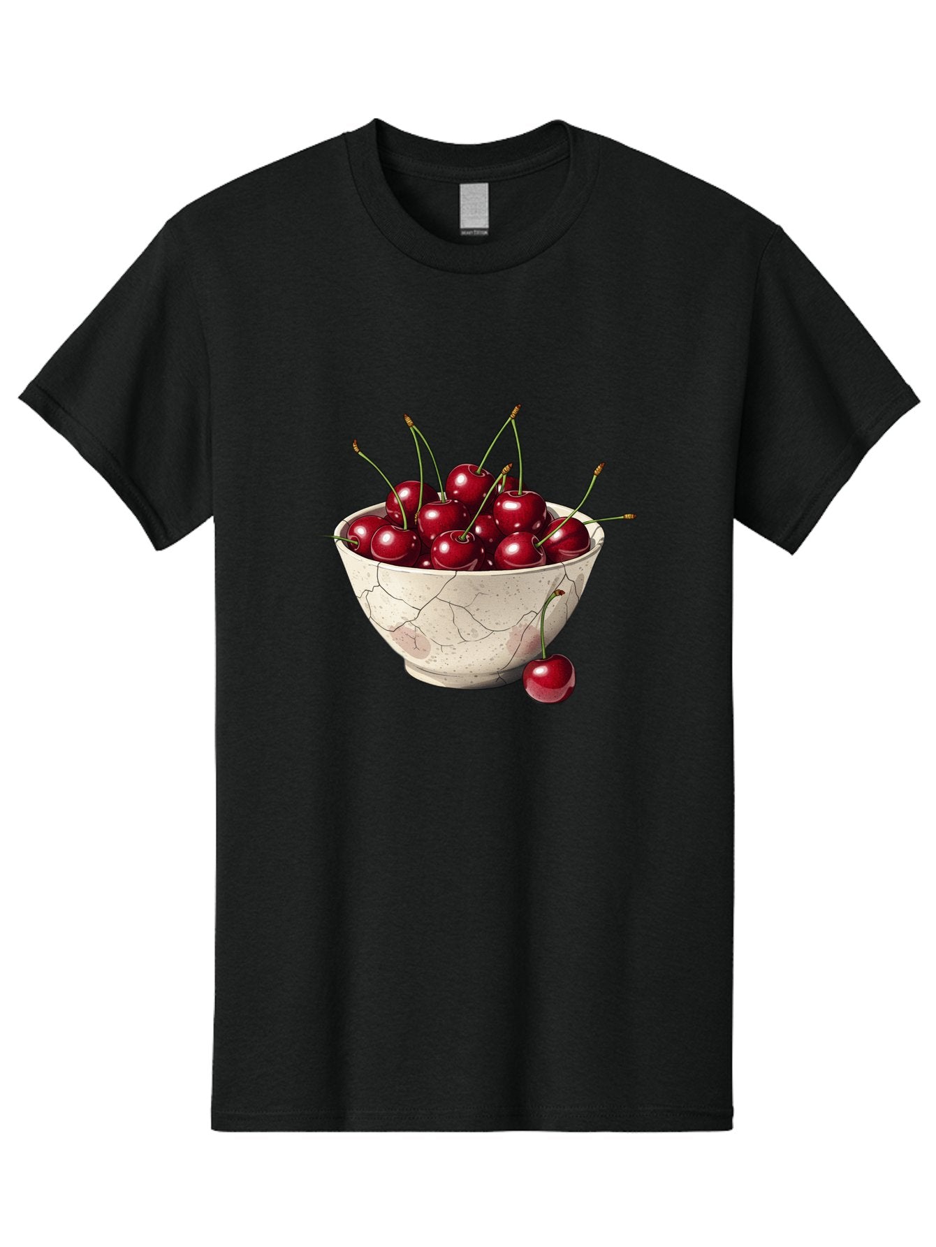 Cherries-In-Cracked-Bowl Men'S Graphic Tee, 100% Cotton, Comfortable Casual Summer Wear, Machine Washable, Vintage Camera, Old Camera, Antique Camera, Black Camera, Classic Photography, Photography Equipment, Nostalgic Device, Film Camera, Bah738 11