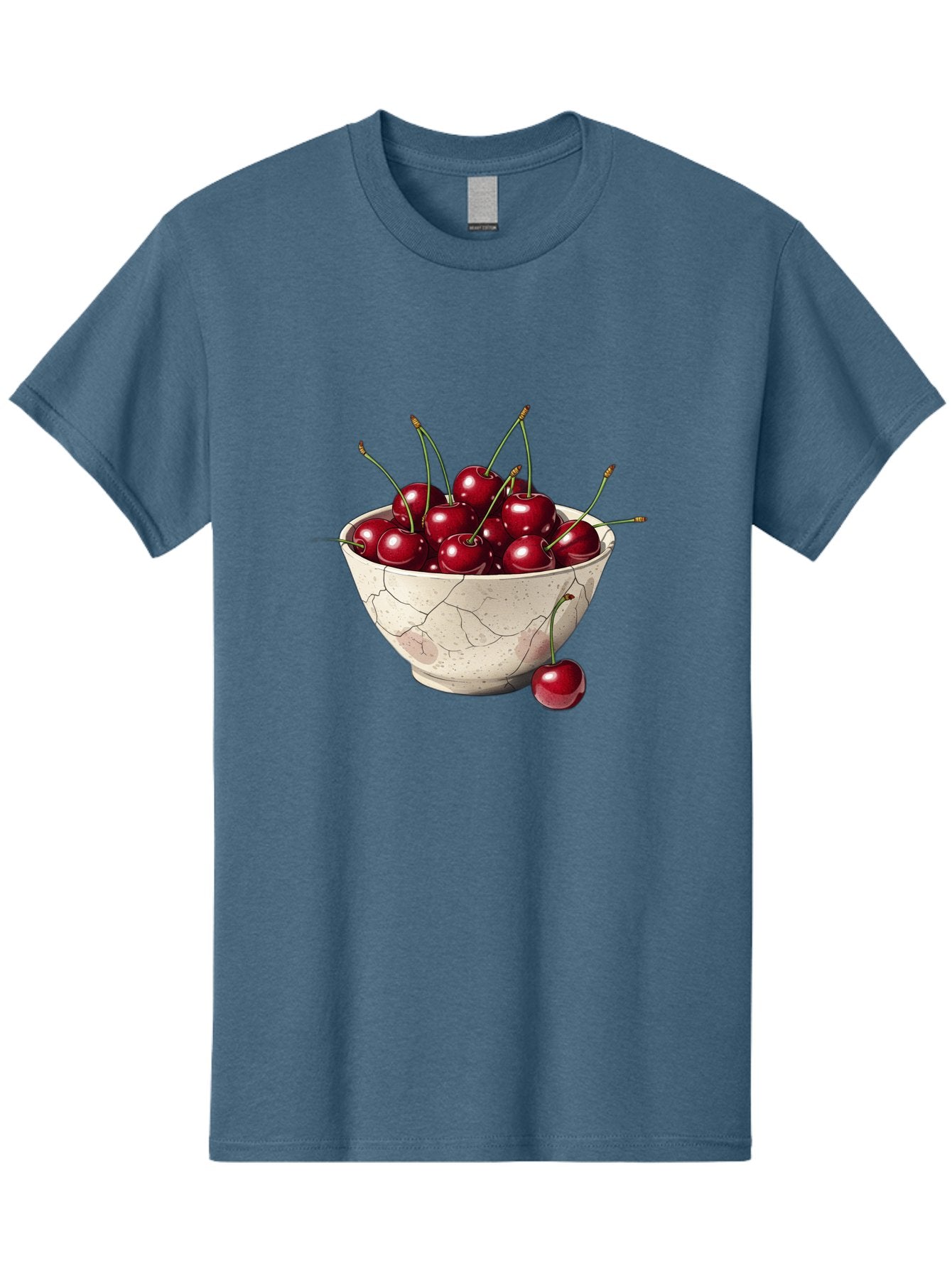 Cherries-In-Cracked-Bowl Men'S Graphic Tee, 100% Cotton, Comfortable Casual Summer Wear, Machine Washable, Vintage Camera, Old Camera, Antique Camera, Black Camera, Classic Photography, Photography Equipment, Nostalgic Device, Film Camera, Bah738 4