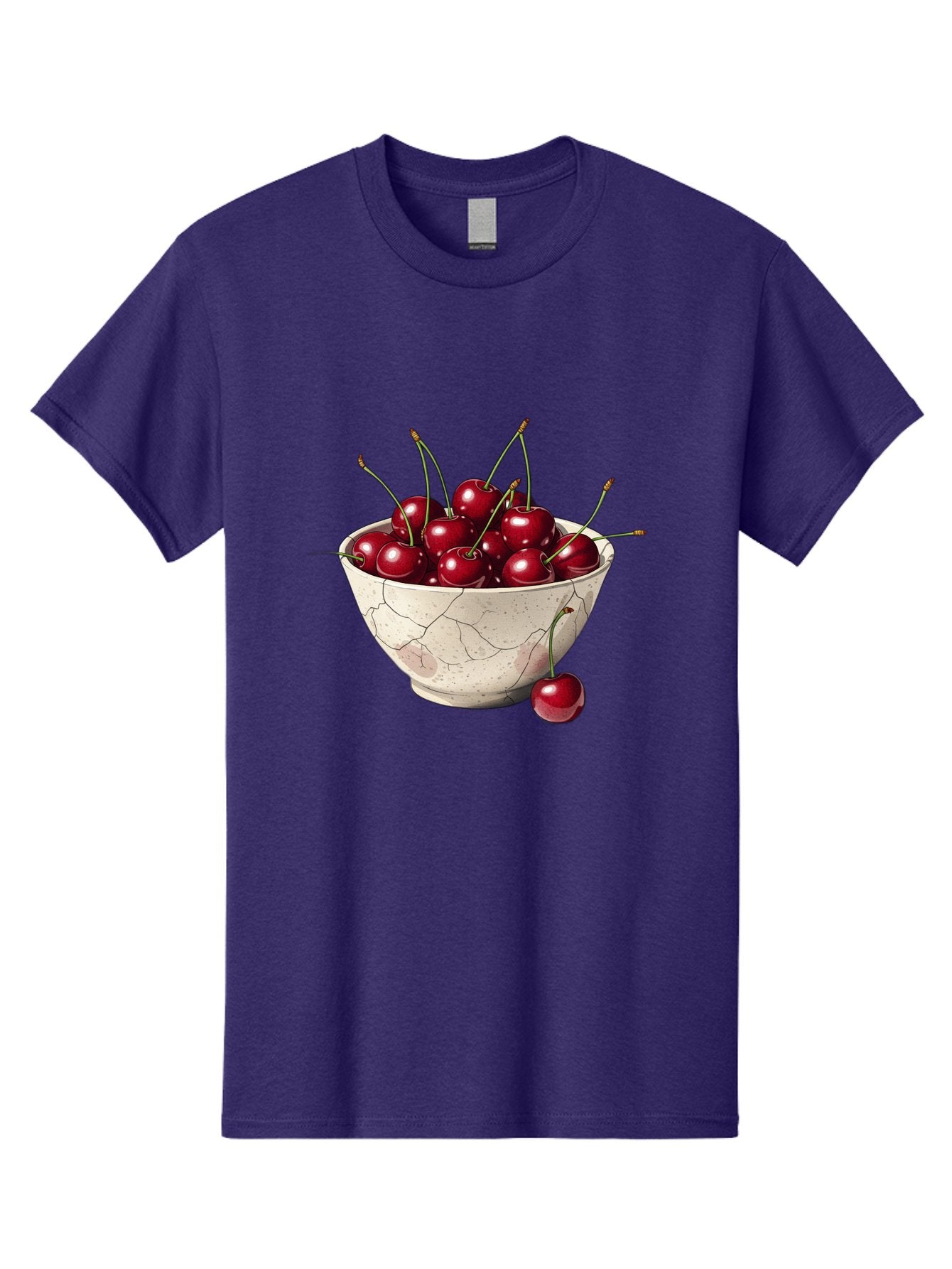 Cherries-In-Cracked-Bowl Men'S Graphic Tee, 100% Cotton, Comfortable Casual Summer Wear, Machine Washable, Vintage Camera, Old Camera, Antique Camera, Black Camera, Classic Photography, Photography Equipment, Nostalgic Device, Film Camera, Bah738 5