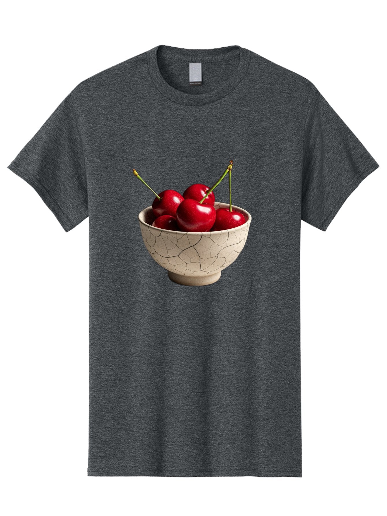 Cherries-In-Kintsugi-Bowl Men'S Graphic Tee, 100% Cotton, Comfortable Casual Summer Wear, Machine Washable, Vintage Camera, Old Camera, Antique Camera, Black Camera, Classic Photography, Photography Equipment, Nostalgic Device, Film Camera, Bah740 15