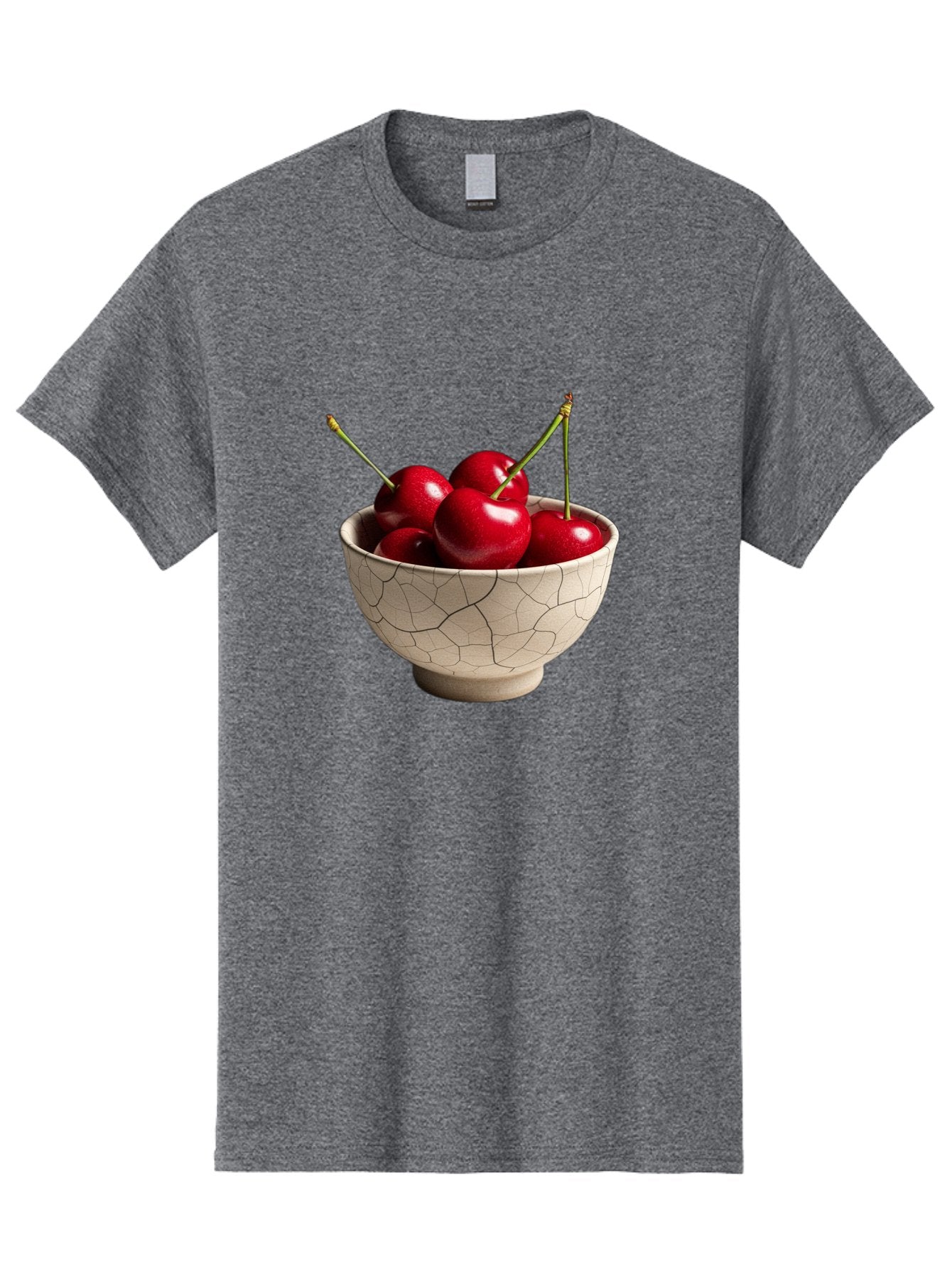 Cherries-In-Kintsugi-Bowl Men'S Graphic Tee, 100% Cotton, Comfortable Casual Summer Wear, Machine Washable, Vintage Camera, Old Camera, Antique Camera, Black Camera, Classic Photography, Photography Equipment, Nostalgic Device, Film Camera, Bah740 3
