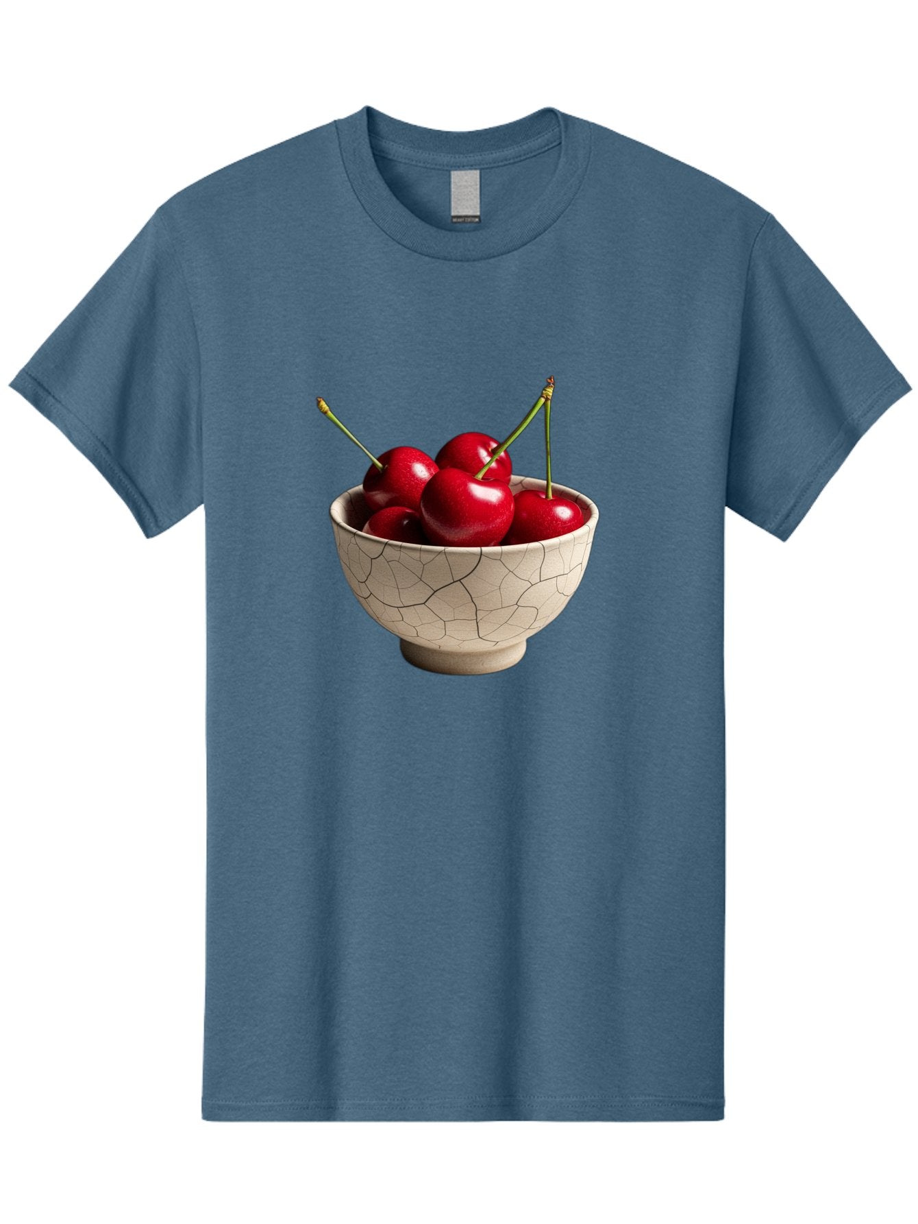 Cherries-In-Kintsugi-Bowl Men'S Graphic Tee, 100% Cotton, Comfortable Casual Summer Wear, Machine Washable, Vintage Camera, Old Camera, Antique Camera, Black Camera, Classic Photography, Photography Equipment, Nostalgic Device, Film Camera, Bah740 11