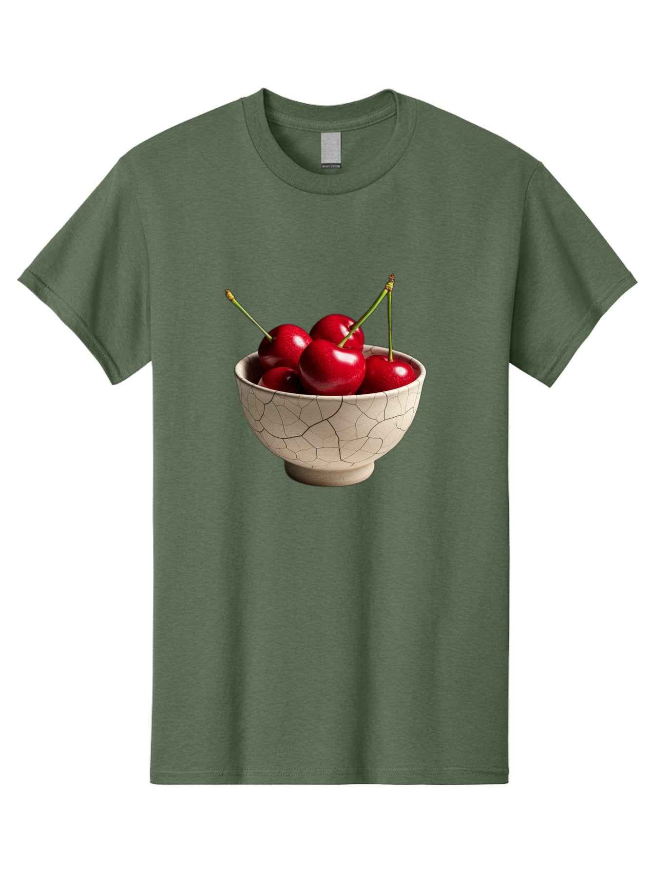 Cherries-In-Kintsugi-Bowl Men'S Graphic Tee, 100% Cotton, Comfortable Casual Summer Wear, Machine Washable, Vintage Camera, Old Camera, Antique Camera, Black Camera, Classic Photography, Photography Equipment, Nostalgic Device, Film Camera, Bah740 12