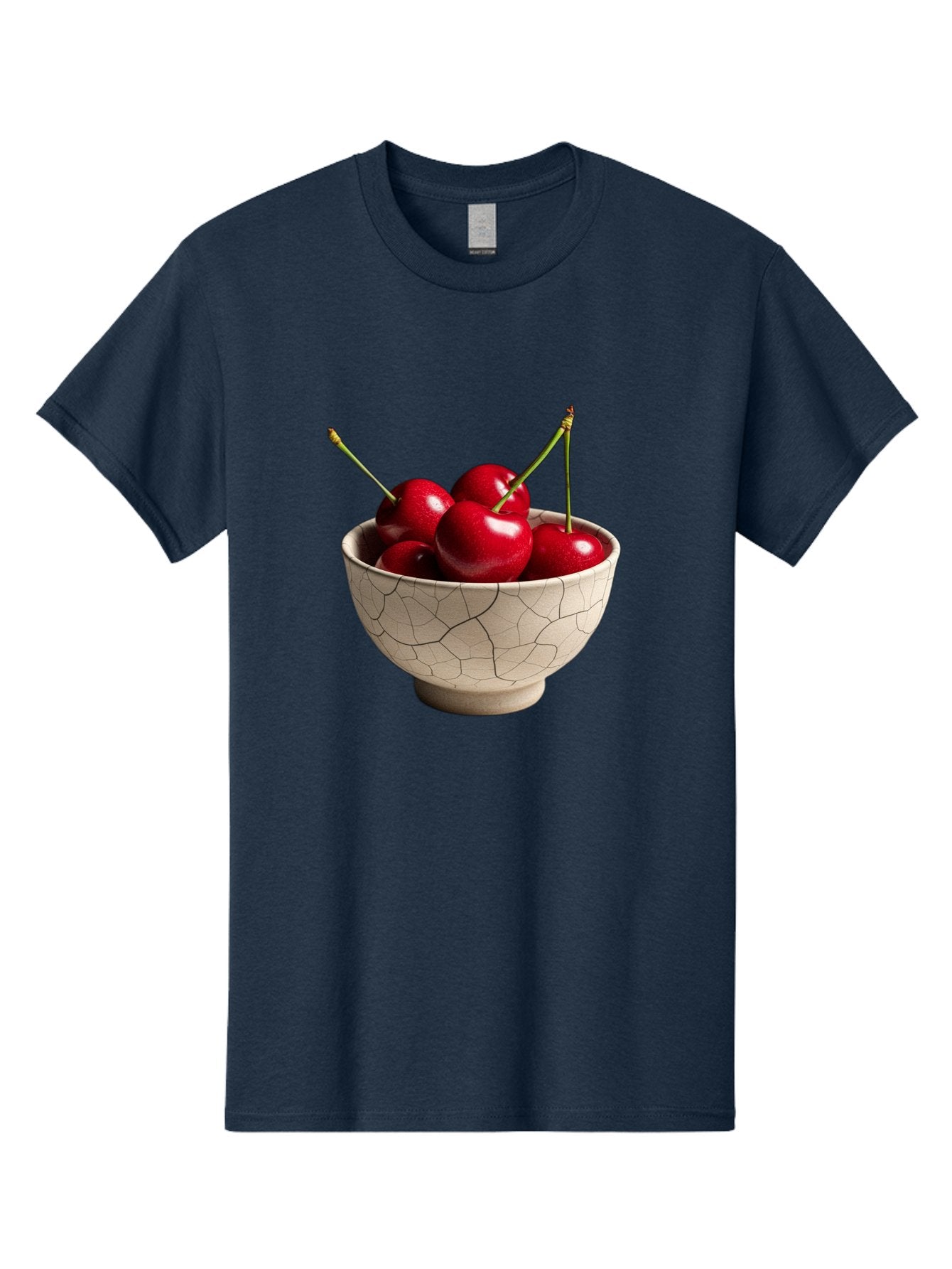 Cherries-In-Kintsugi-Bowl Men'S Graphic Tee, 100% Cotton, Comfortable Casual Summer Wear, Machine Washable, Vintage Camera, Old Camera, Antique Camera, Black Camera, Classic Photography, Photography Equipment, Nostalgic Device, Film Camera, Bah740 13