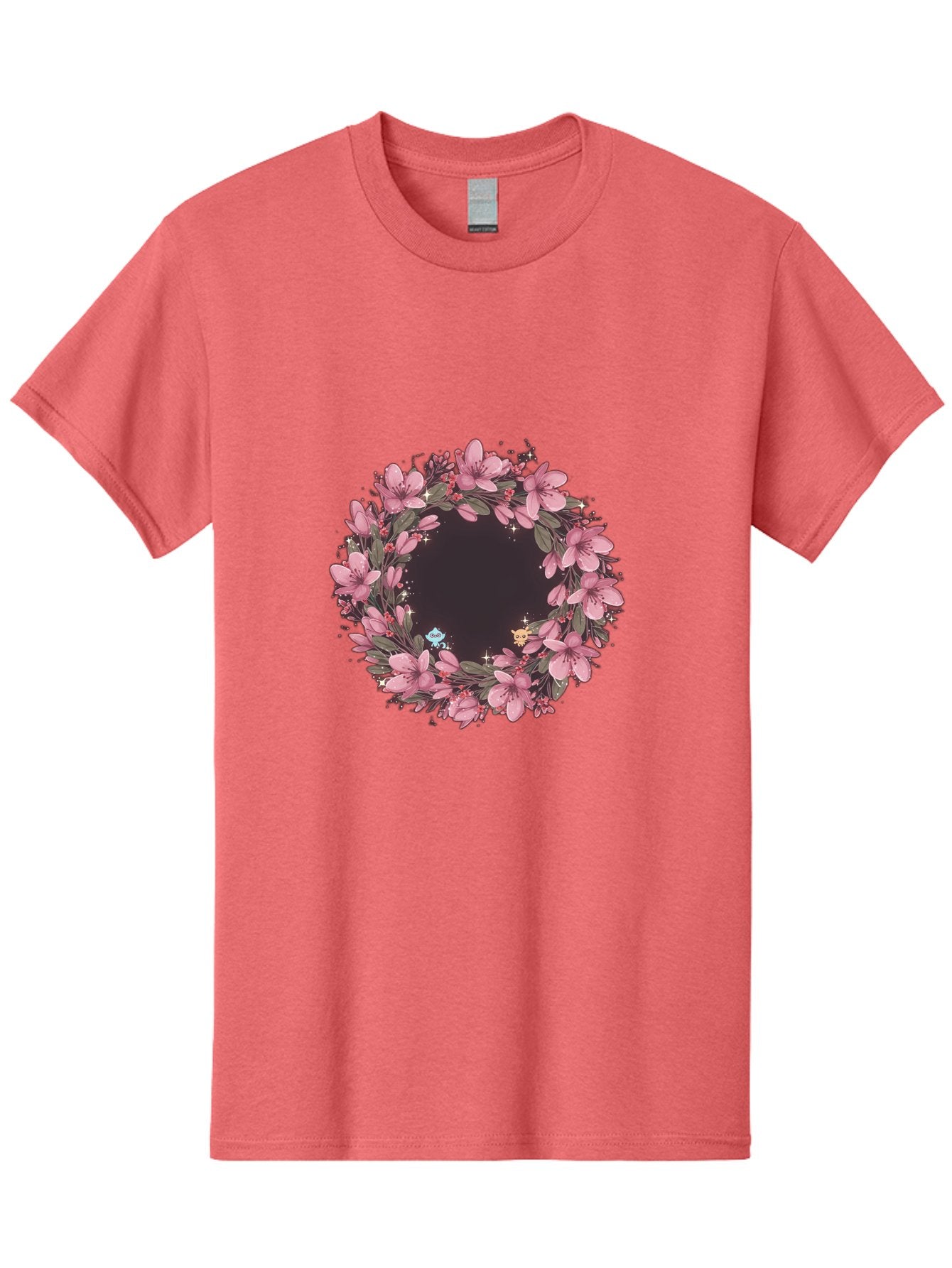 Cherry-Blossom-Wreath Men'S Graphic Tee, 100% Cotton, Comfortable Casual Summer Wear, Machine Washable, Vintage Camera, Old Camera, Antique Camera, Black Camera, Classic Photography, Photography Equipment, Nostalgic Device, Film Camera, Bah743 12