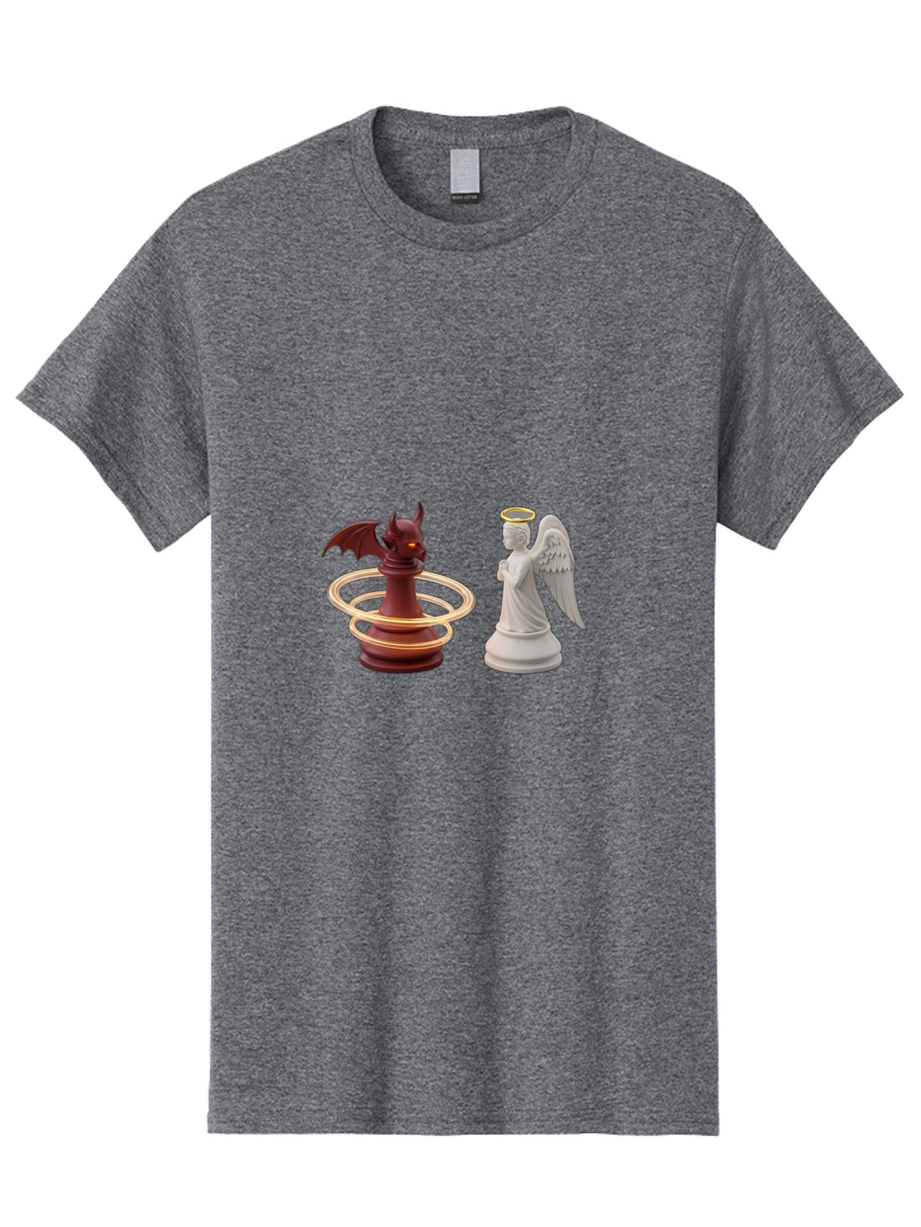 Chess-Pawn-Angel-Demon Men'S Graphic Tee, 100% Cotton, Comfortable Casual Summer Wear, Machine Washable, Vintage Camera, Old Camera, Antique Camera, Black Camera, Classic Photography, Photography Equipment, Nostalgic Device, Film Camera, Bah746 5
