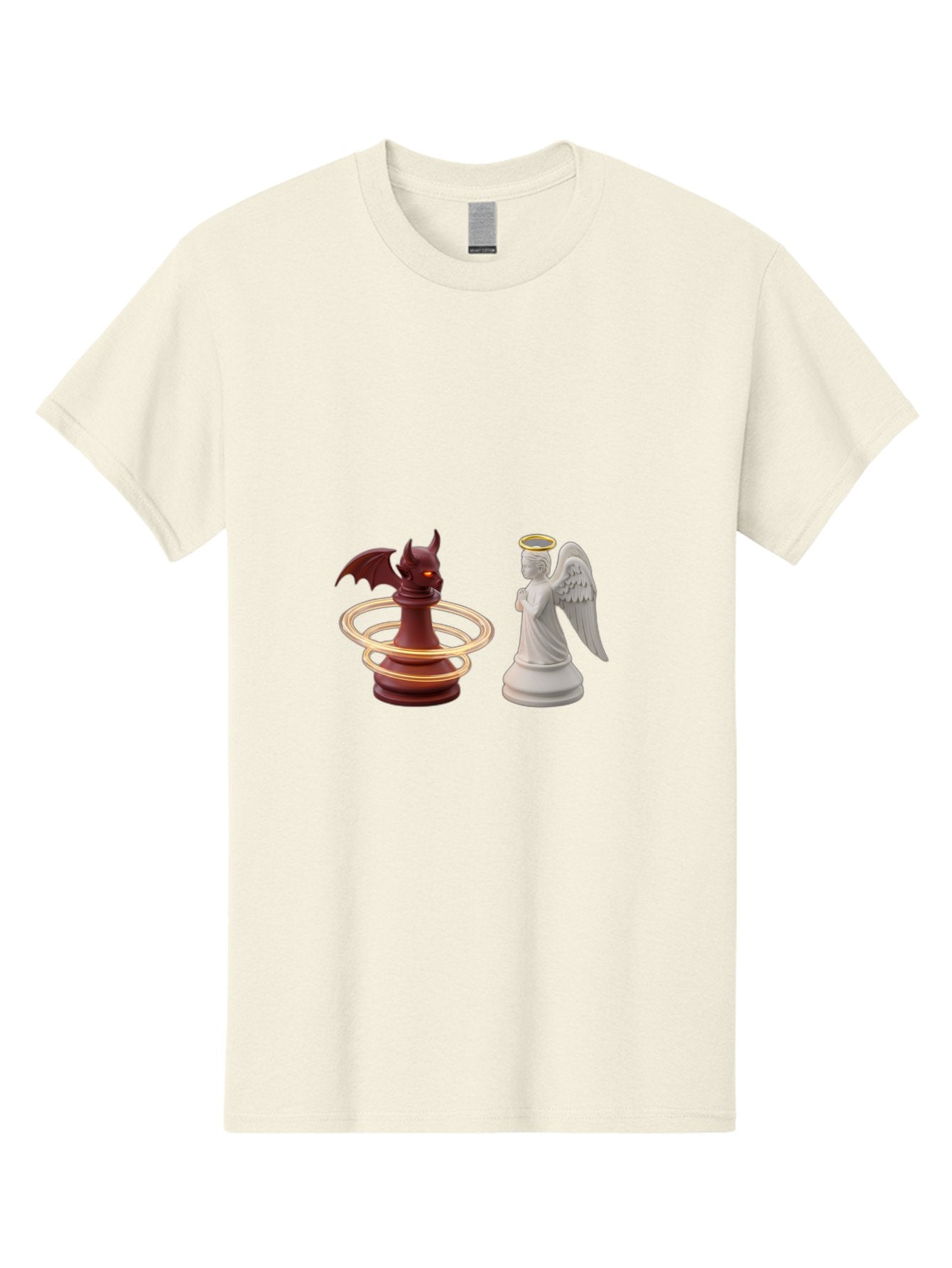 Chess-Pawn-Angel-Demon Men'S Graphic Tee, 100% Cotton, Comfortable Casual Summer Wear, Machine Washable, Vintage Camera, Old Camera, Antique Camera, Black Camera, Classic Photography, Photography Equipment, Nostalgic Device, Film Camera, Bah746 8