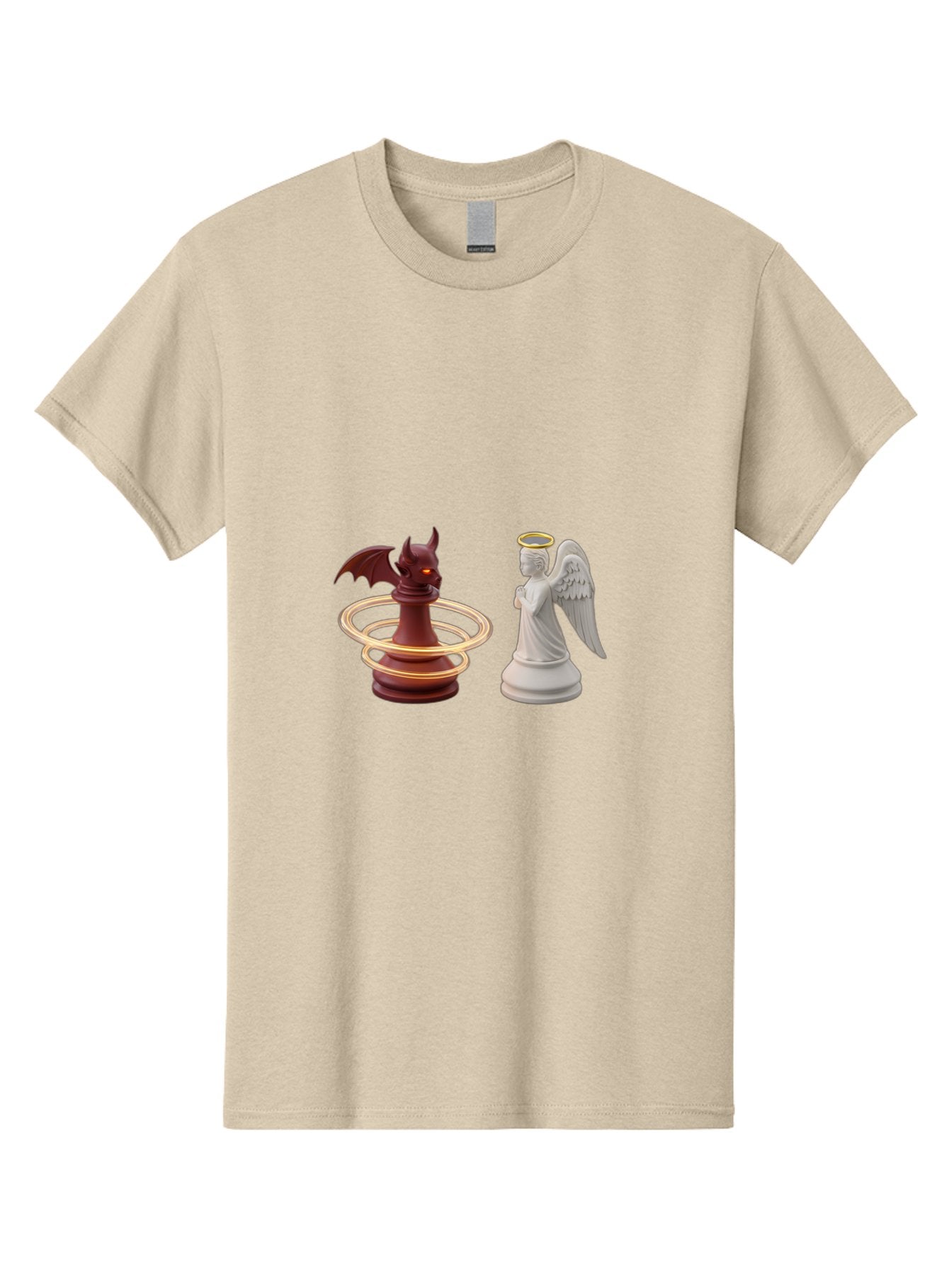 Chess-Pawn-Angel-Demon Men'S Graphic Tee, 100% Cotton, Comfortable Casual Summer Wear, Machine Washable, Vintage Camera, Old Camera, Antique Camera, Black Camera, Classic Photography, Photography Equipment, Nostalgic Device, Film Camera, Bah746 3