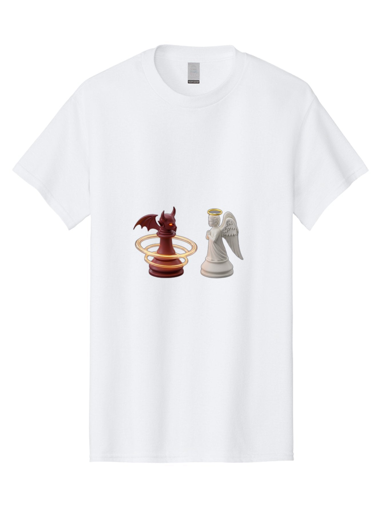 Chess-Pawn-Angel-Demon Men'S Graphic Tee, 100% Cotton, Comfortable Casual Summer Wear, Machine Washable, Vintage Camera, Old Camera, Antique Camera, Black Camera, Classic Photography, Photography Equipment, Nostalgic Device, Film Camera, Bah746 15