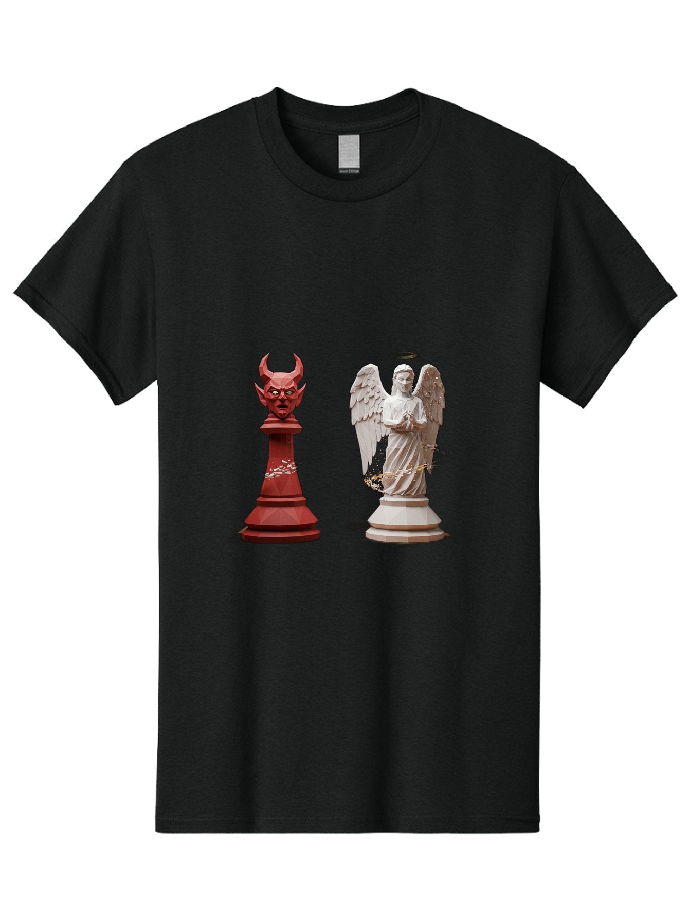 Chess-Pieces Men'S Graphic Tee, 100% Cotton, Comfortable Casual Summer Wear, Machine Washable, Vintage Camera, Old Camera, Antique Camera, Black Camera, Classic Photography, Photography Equipment, Nostalgic Device, Film Camera, Camera Art Bah747