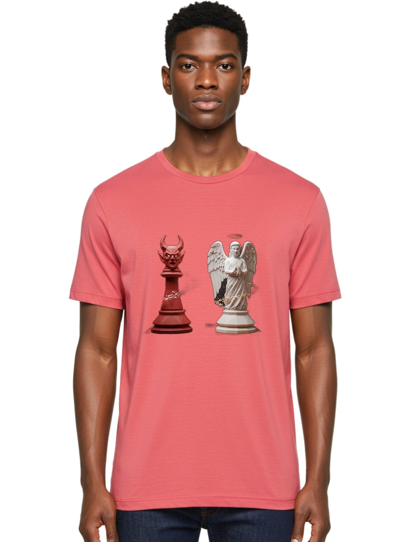 Chess-Pieces Men'S Graphic Tee, 100% Cotton, Comfortable Casual Summer Wear, Machine Washable, Vintage Camera, Old Camera, Antique Camera, Black Camera, Classic Photography, Photography Equipment, Nostalgic Device, Film Camera, Camera Art Bah747 17