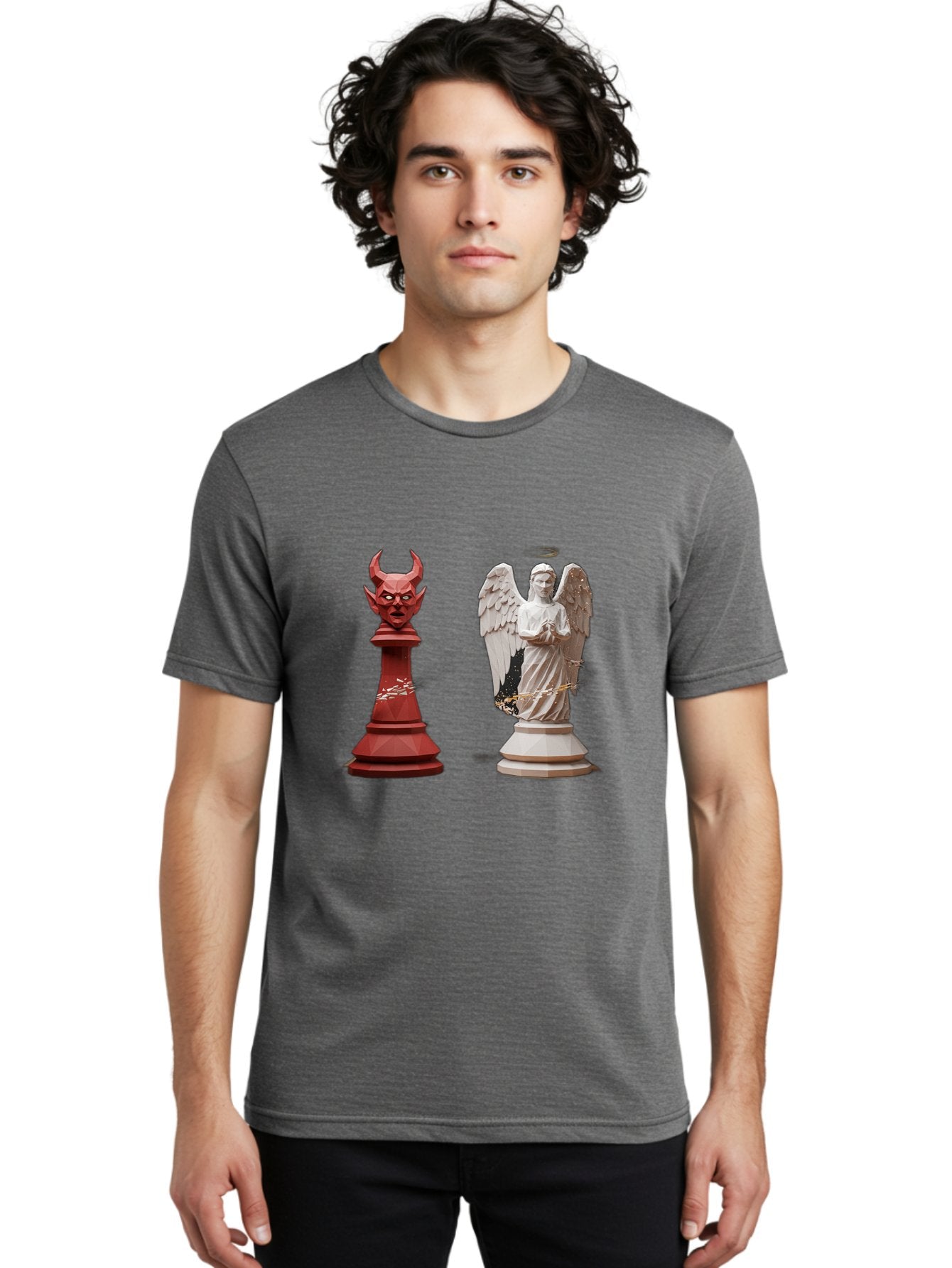 Chess-Pieces Men'S Graphic Tee, 100% Cotton, Comfortable Casual Summer Wear, Machine Washable, Vintage Camera, Old Camera, Antique Camera, Black Camera, Classic Photography, Photography Equipment, Nostalgic Device, Film Camera, Camera Art Bah747 26
