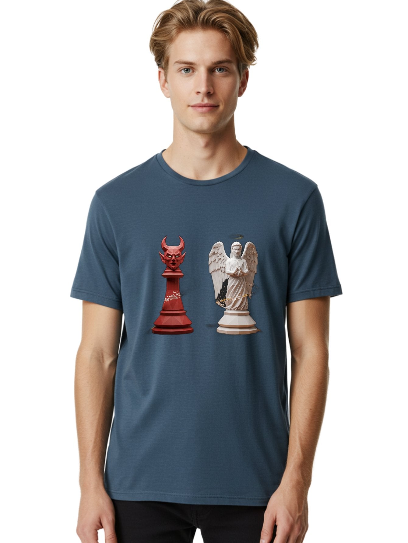 Chess-Pieces Men'S Graphic Tee, 100% Cotton, Comfortable Casual Summer Wear, Machine Washable, Vintage Camera, Old Camera, Antique Camera, Black Camera, Classic Photography, Photography Equipment, Nostalgic Device, Film Camera, Camera Art Bah747 20
