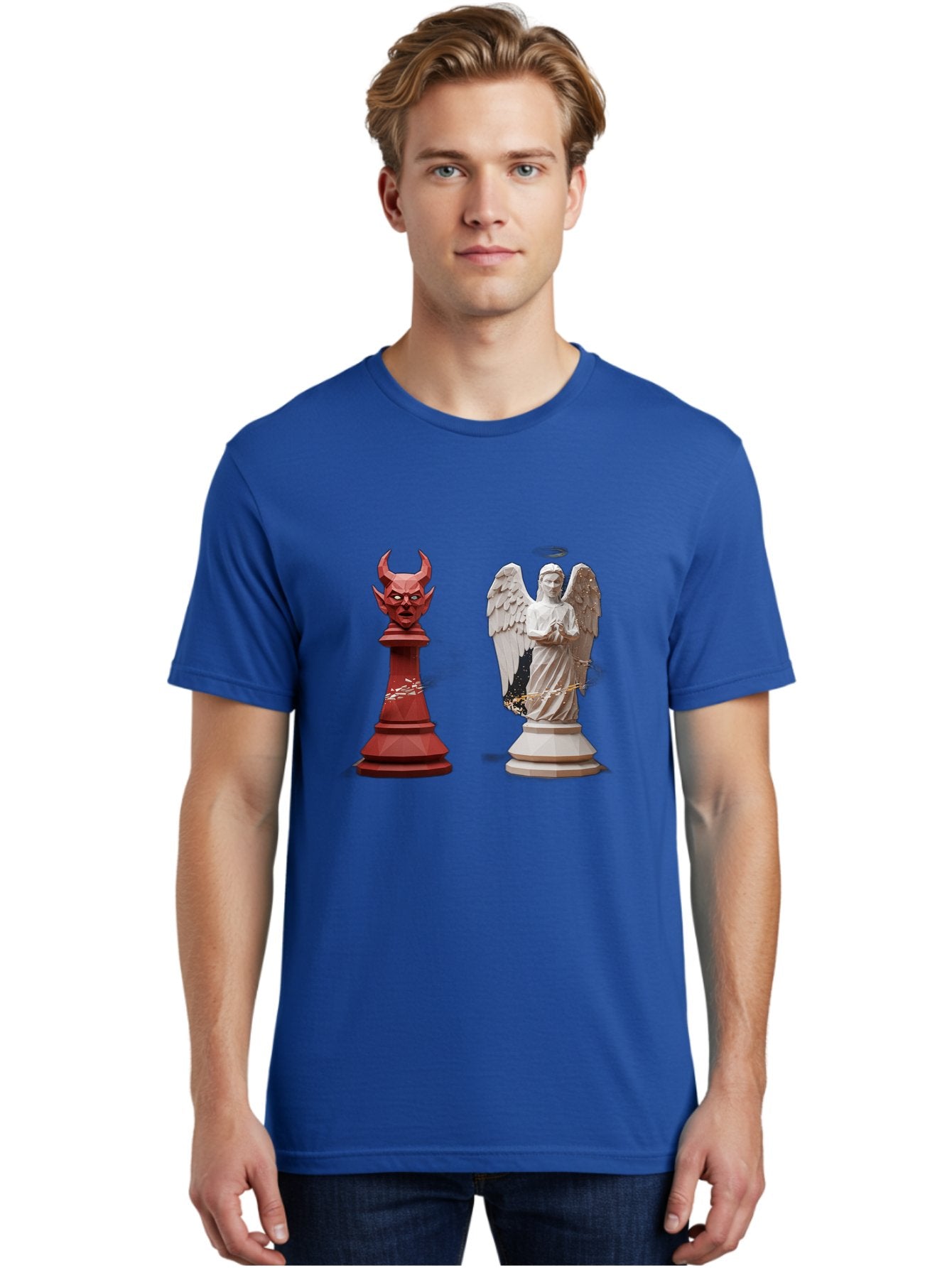 Chess-Pieces Men'S Graphic Tee, 100% Cotton, Comfortable Casual Summer Wear, Machine Washable, Vintage Camera, Old Camera, Antique Camera, Black Camera, Classic Photography, Photography Equipment, Nostalgic Device, Film Camera, Camera Art Bah747 24
