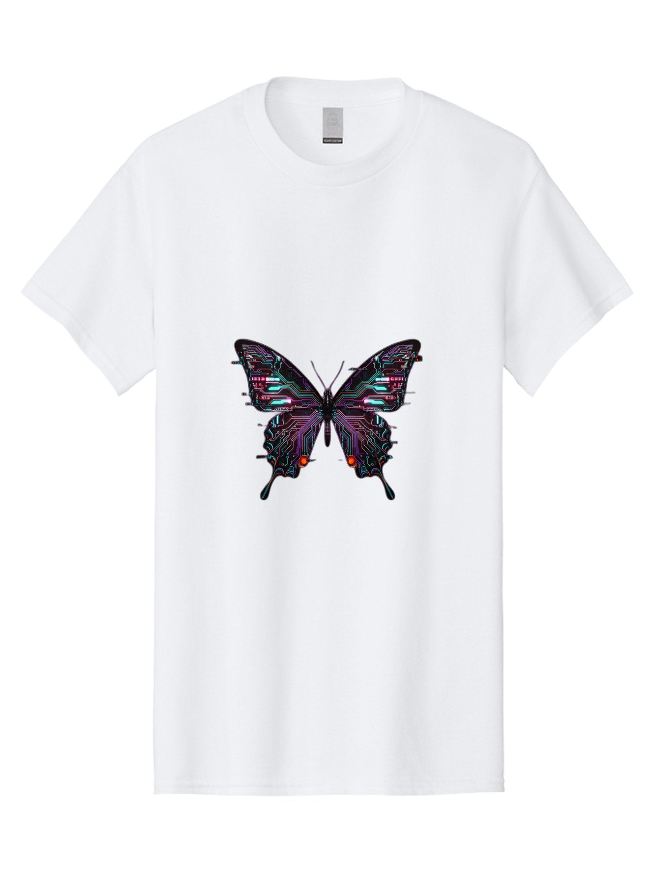 Circuit-Butterfly-1 Men'S Graphic Tee, 100% Cotton, Comfortable Casual Summer Wear, Machine Washable, Vintage Camera, Old Camera, Antique Camera, Black Camera, Classic Photography, Photography Equipment, Nostalgic Device, Film Camera, Bah752 11