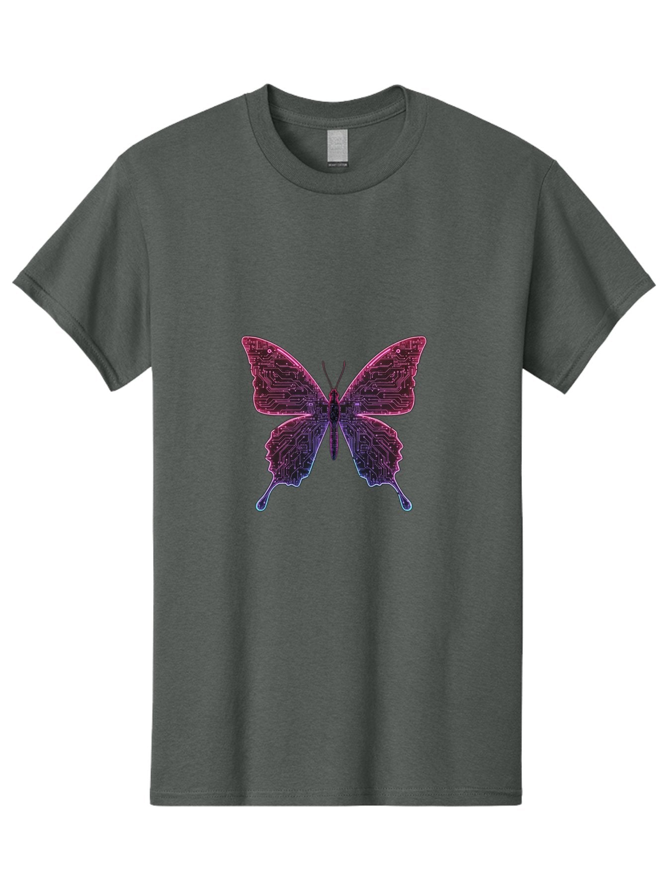 Circuit-Butterfly-2 Men'S Graphic Tee, 100% Cotton, Comfortable Casual Summer Wear, Machine Washable, Vintage Camera, Old Camera, Antique Camera, Black Camera, Classic Photography, Photography Equipment, Nostalgic Device, Film Camera, Bah753 12