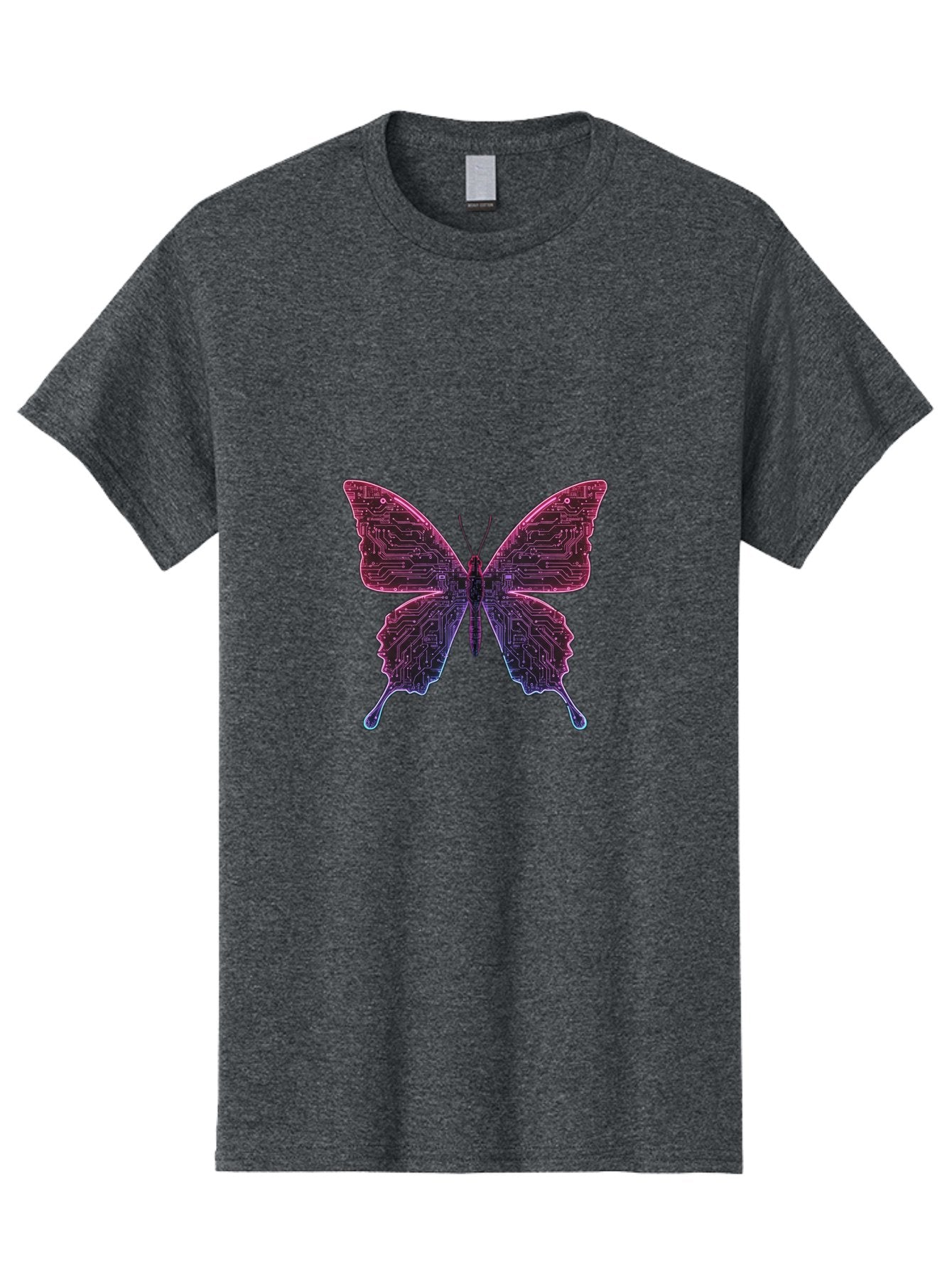Circuit-Butterfly-2 Men'S Graphic Tee, 100% Cotton, Comfortable Casual Summer Wear, Machine Washable, Vintage Camera, Old Camera, Antique Camera, Black Camera, Classic Photography, Photography Equipment, Nostalgic Device, Film Camera, Bah753 4