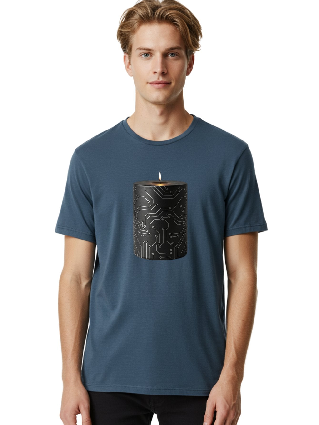 Circuit-Candle Men'S Graphic Tee, 100% Cotton, Comfortable Casual Summer Wear, Machine Washable, Vintage Camera, Old Camera, Antique Camera, Black Camera, Classic Photography, Photography Equipment, Nostalgic Device, Film Camera, Camera Art Bah756 20