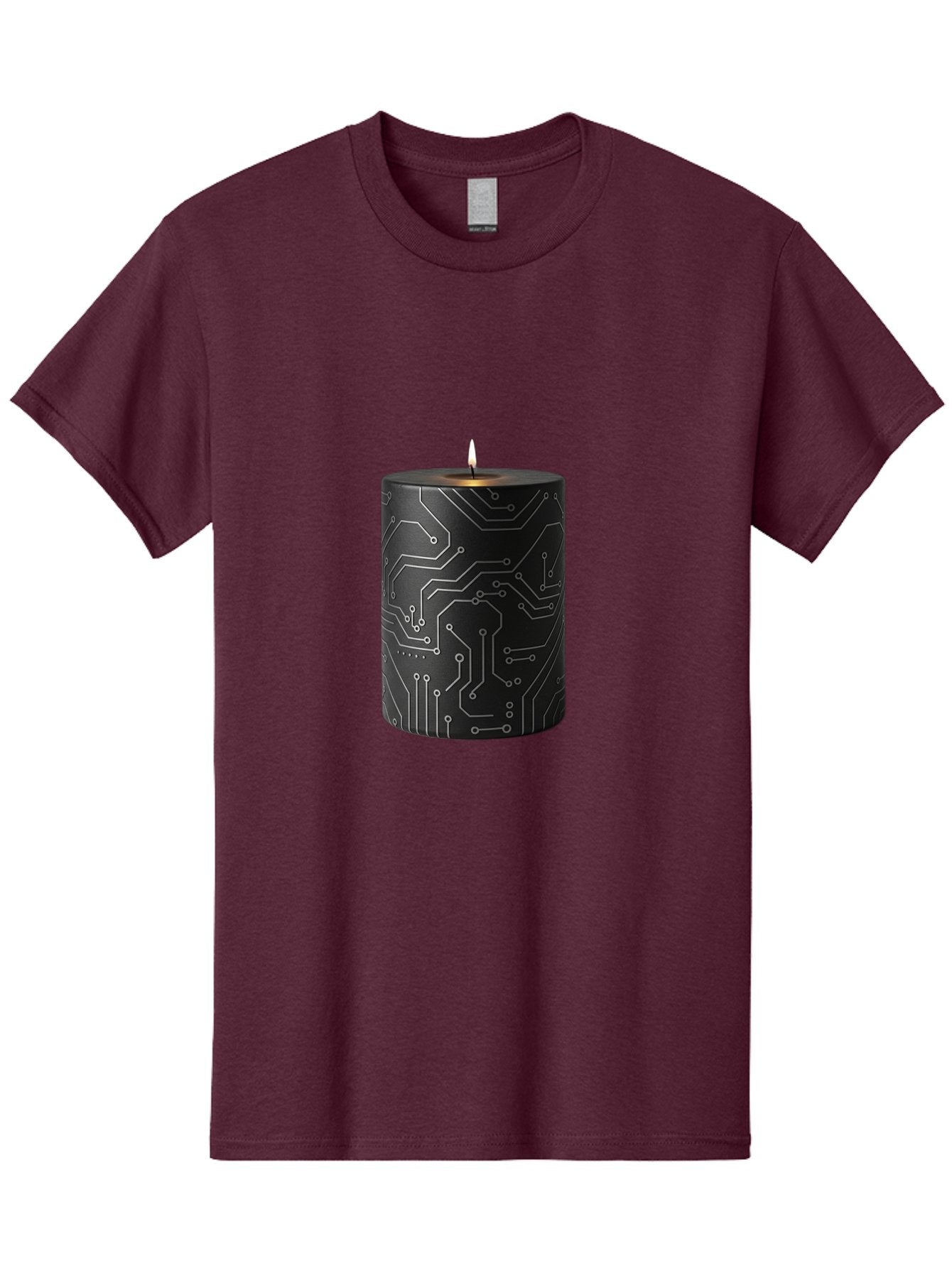Circuit-Candle Men'S Graphic Tee, 100% Cotton, Comfortable Casual Summer Wear, Machine Washable, Vintage Camera, Old Camera, Antique Camera, Black Camera, Classic Photography, Photography Equipment, Nostalgic Device, Film Camera, Camera Art Bah756