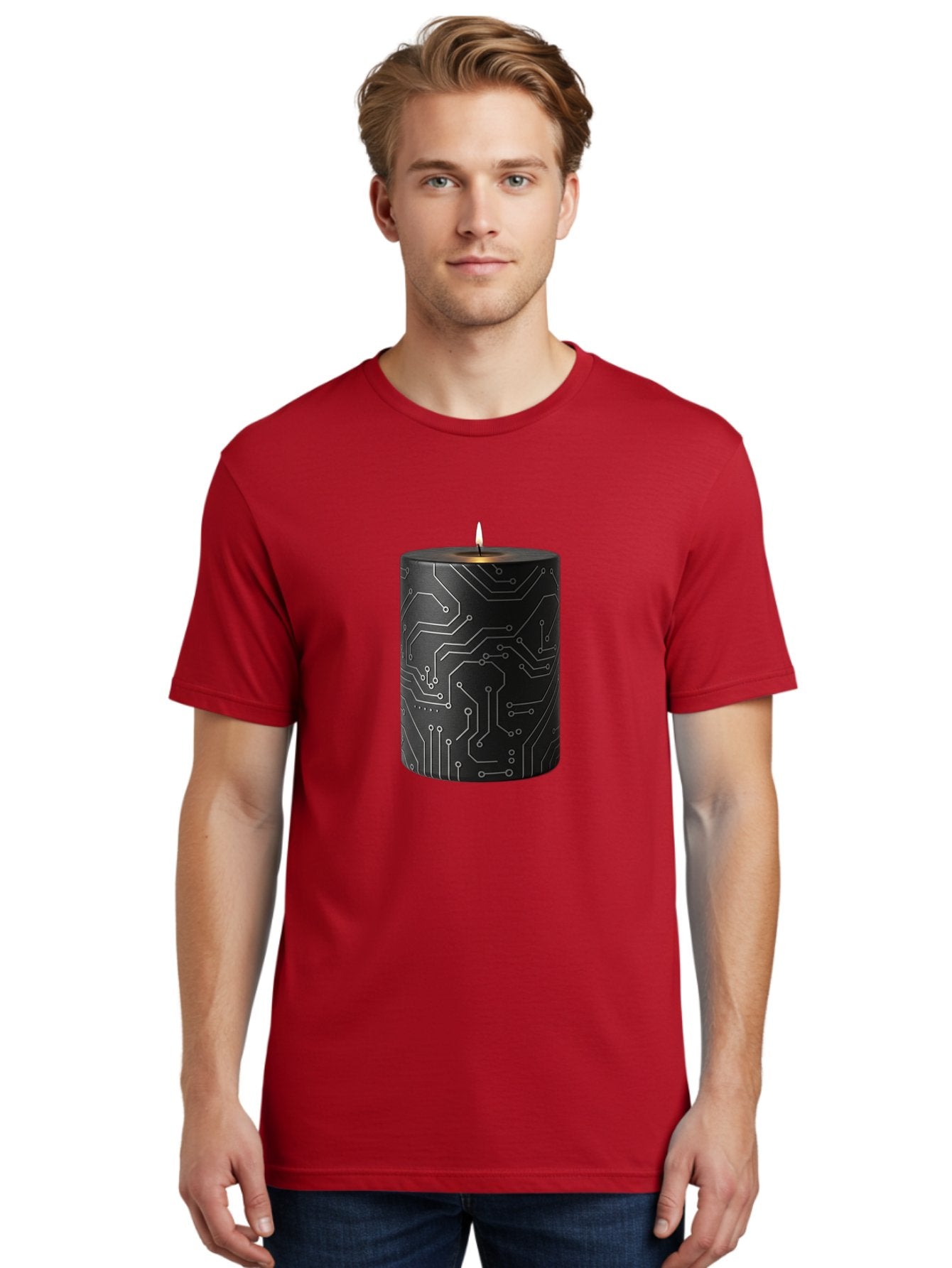Circuit-Candle Men'S Graphic Tee, 100% Cotton, Comfortable Casual Summer Wear, Machine Washable, Vintage Camera, Old Camera, Antique Camera, Black Camera, Classic Photography, Photography Equipment, Nostalgic Device, Film Camera, Camera Art Bah756 17