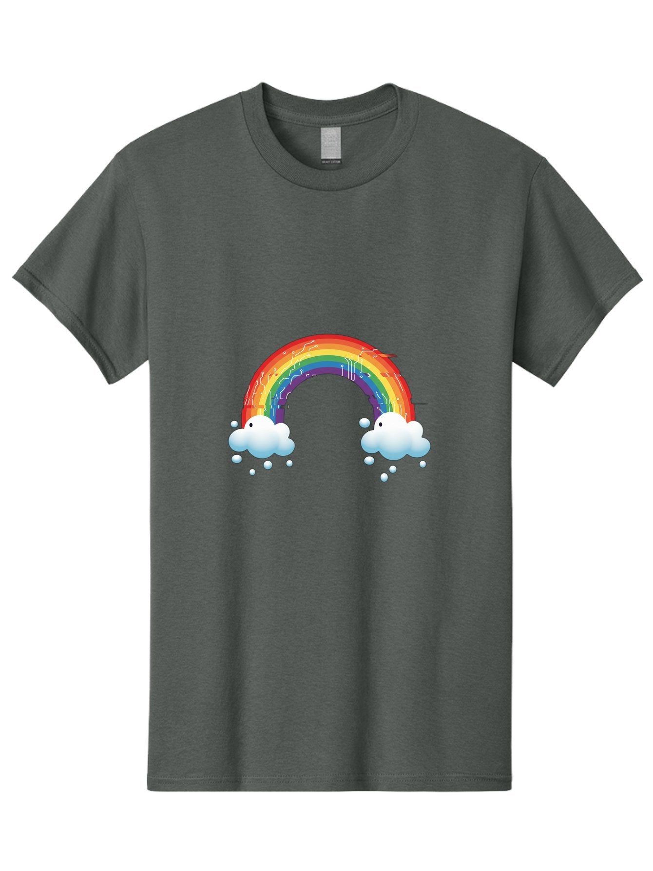 Circuit-Rainbow Men'S Graphic Tee, 100% Cotton, Comfortable Casual Summer Wear, Machine Washable, Vintage Camera, Old Camera, Antique Camera, Black Camera, Classic Photography, Photography Equipment, Nostalgic Device, Film Camera, Camera Art Bah758 11
